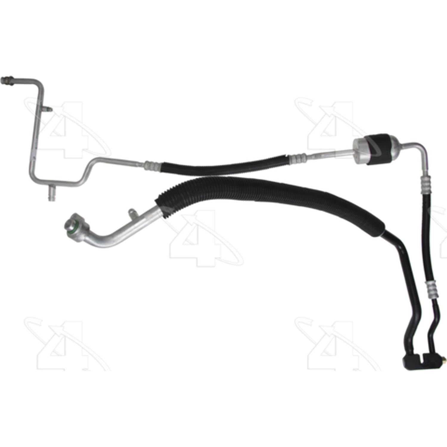 Four Seasons 56769 - A/C Refrigerant Discharge / Suction Hose Assembly Four Seasons 56769 A/C Manifold Hose Assembly product image 3 of 3