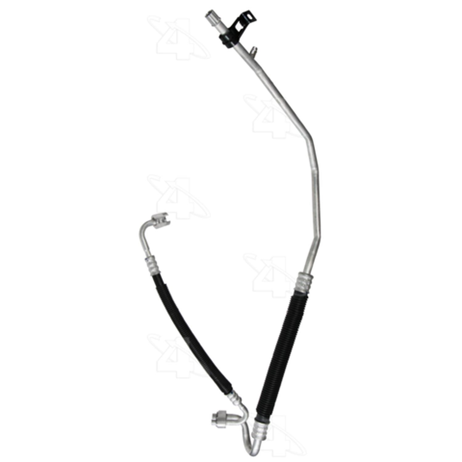 Four Seasons 56772 - A/C Refrigerant Discharge / Suction Hose Assembly Four Seasons 56772 A/C Manifold Hose Assembly product image 1 of 5