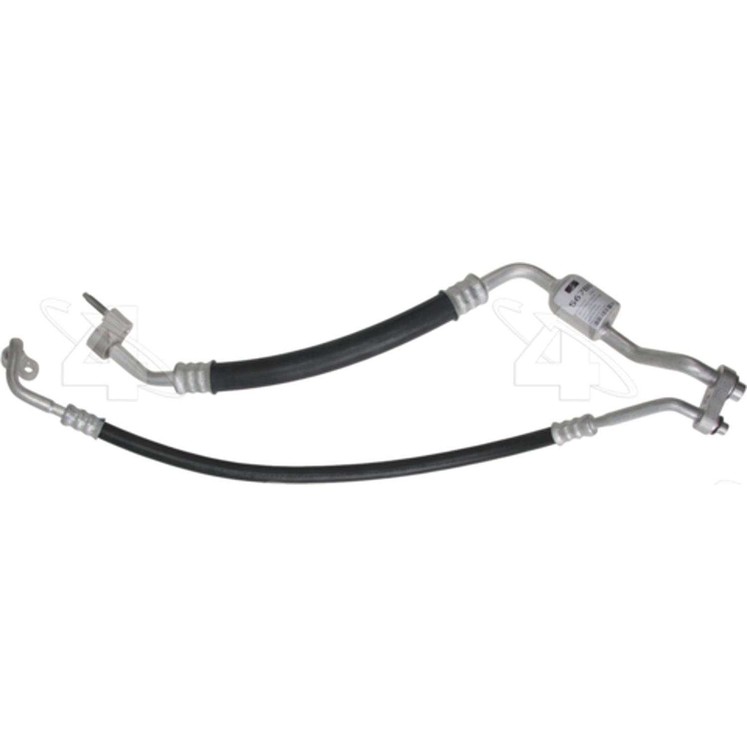 Four Seasons 56780 - A/C Refrigerant Discharge / Suction Hose Assembly Four Seasons 56780 A/C Manifold Hose Assembly product image 2 of 3