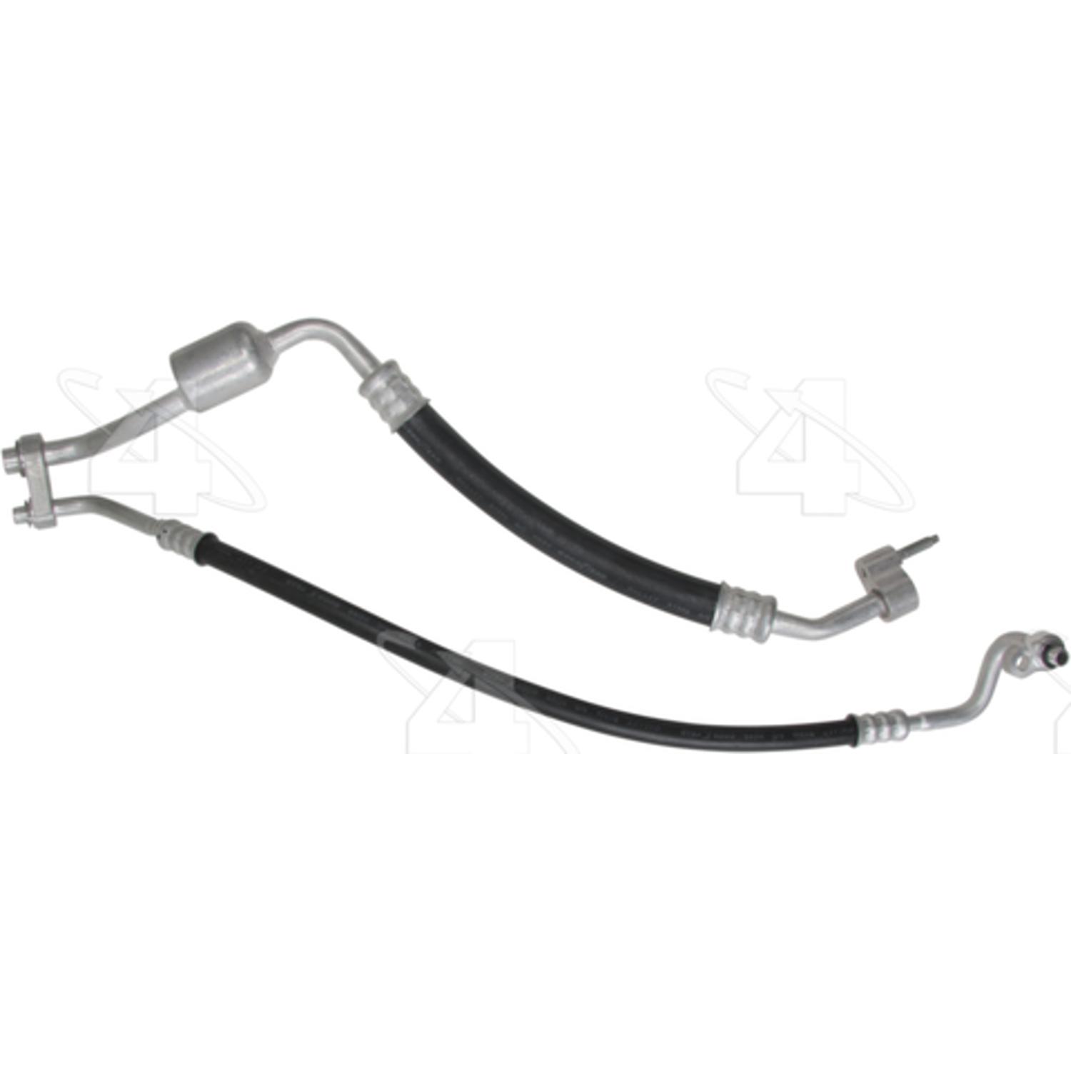 Four Seasons 56780 - A/C Refrigerant Discharge / Suction Hose Assembly Four Seasons 56780 A/C Manifold Hose Assembly product image 3 of 3