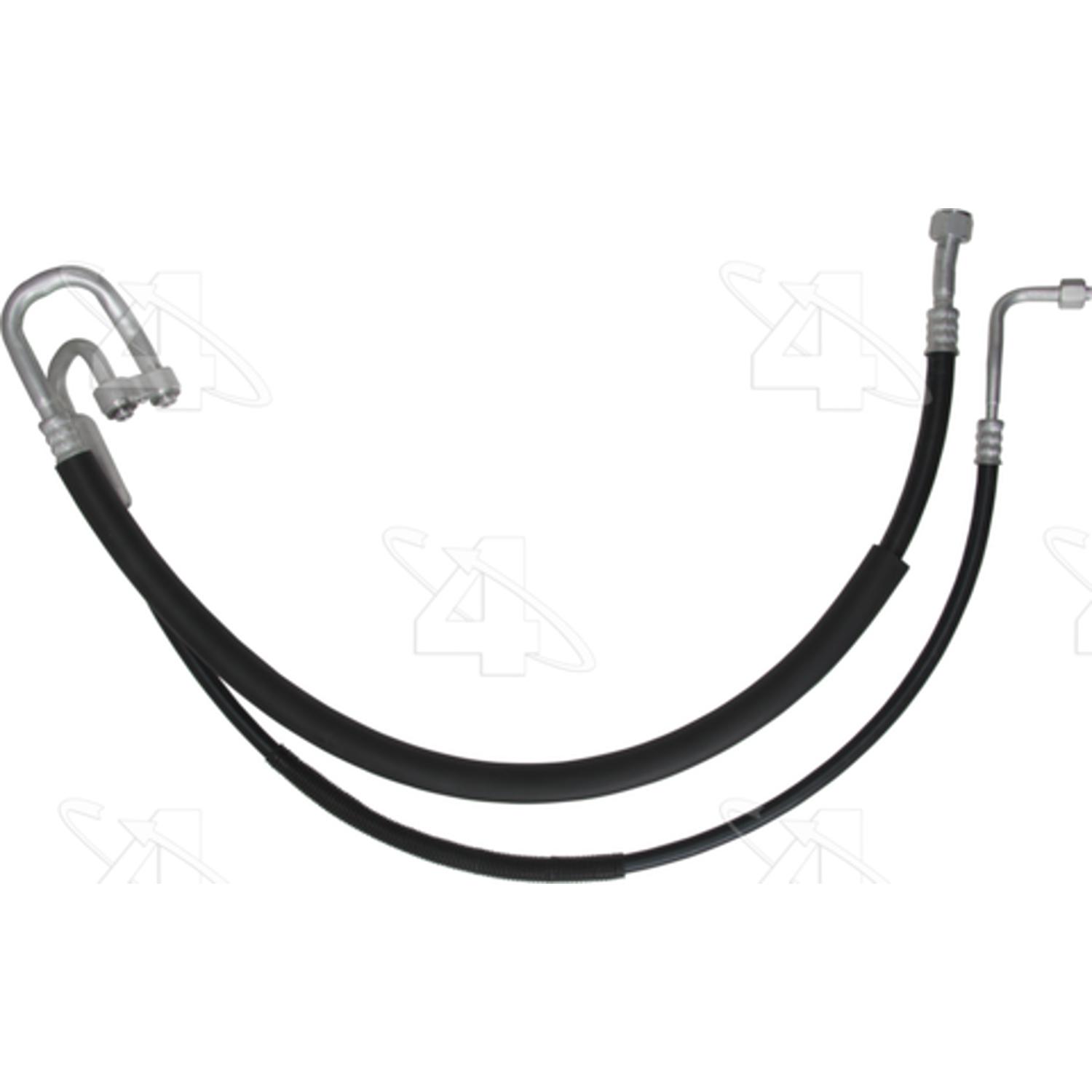 Four Seasons 56783 - A/C Refrigerant Discharge / Suction Hose Assembly Four Seasons 56783 A/C Manifold Hose Assembly product image 2 of 3