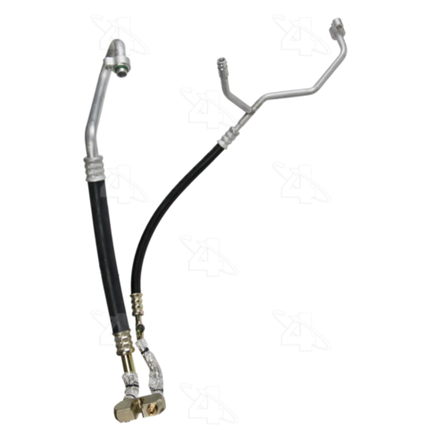 Four Seasons 56842 - A/C Refrigerant Discharge / Suction Hose Assembly Four Seasons 56842 A/C Manifold Hose Assembly product image 1 of 6
