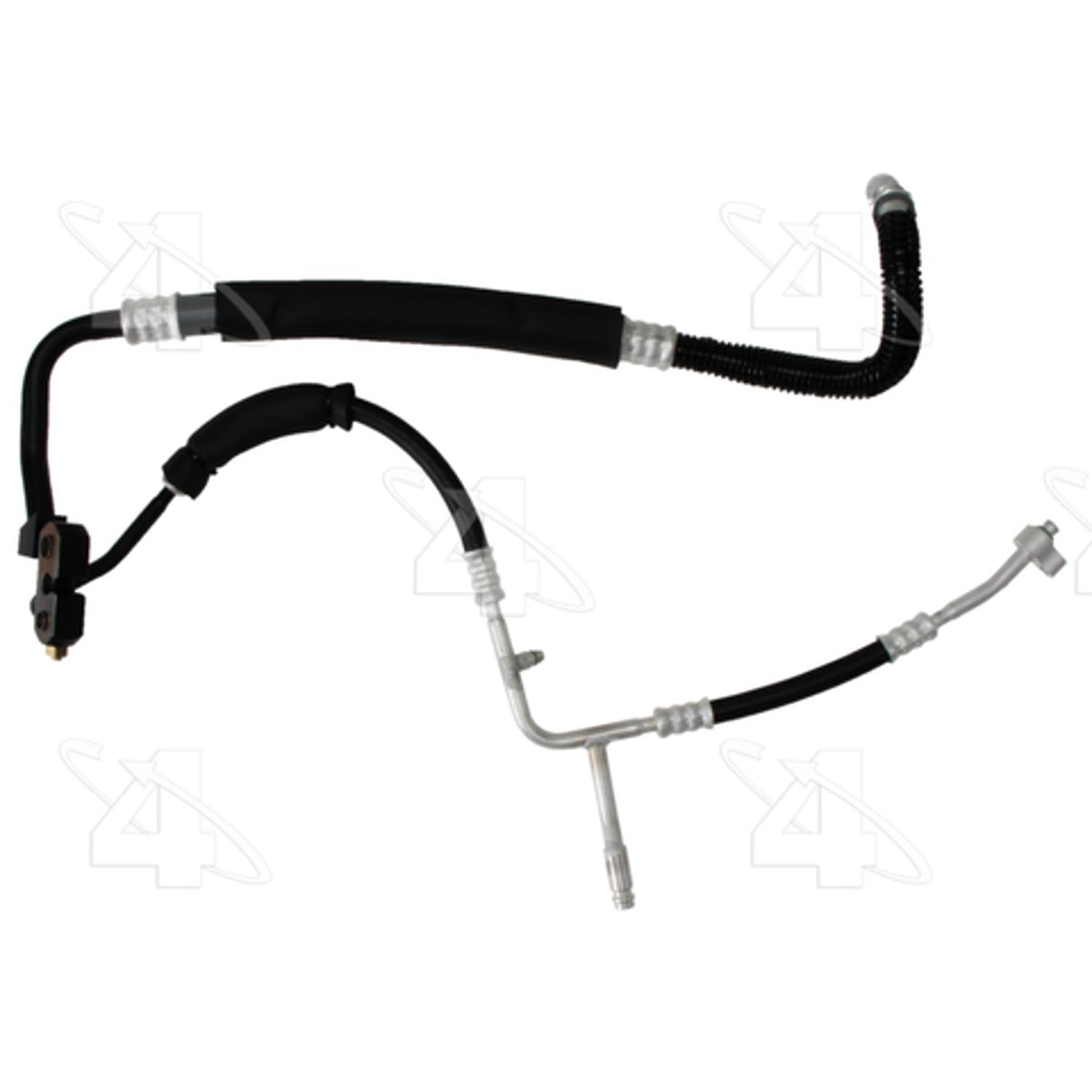 Four Seasons 56948 - A/C Refrigerant Discharge / Suction Hose Assembly Four Seasons 56948 A/C Manifold Hose Assembly product image 1 of 4