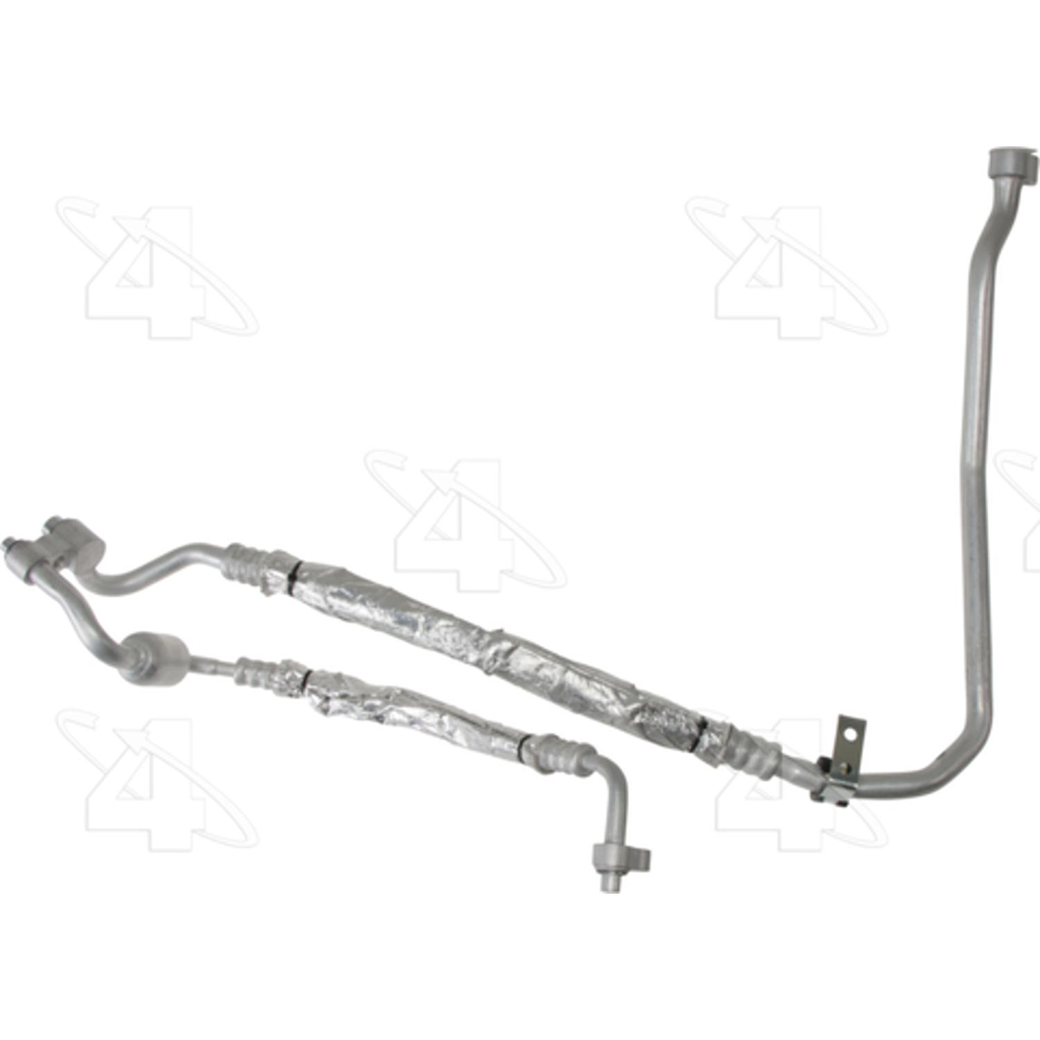 Four Seasons 56968 - A/C Refrigerant Discharge / Suction Hose Assembly Four Seasons 56968 A/C Manifold Hose Assembly product image 2 of 5