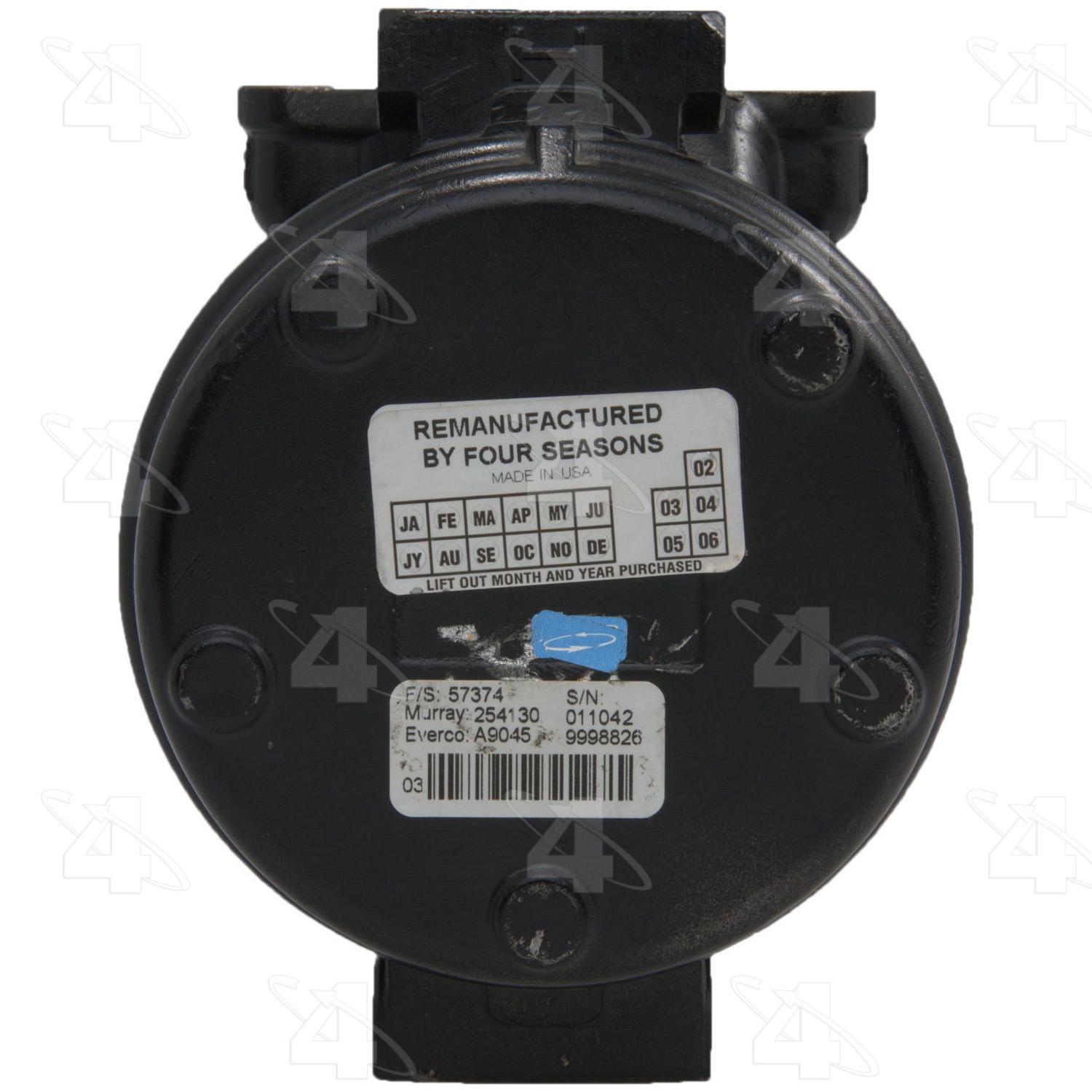 Four Seasons 57374 - A/C Compressor Four Seasons 57374 A/C Compressor product image 2 of 6