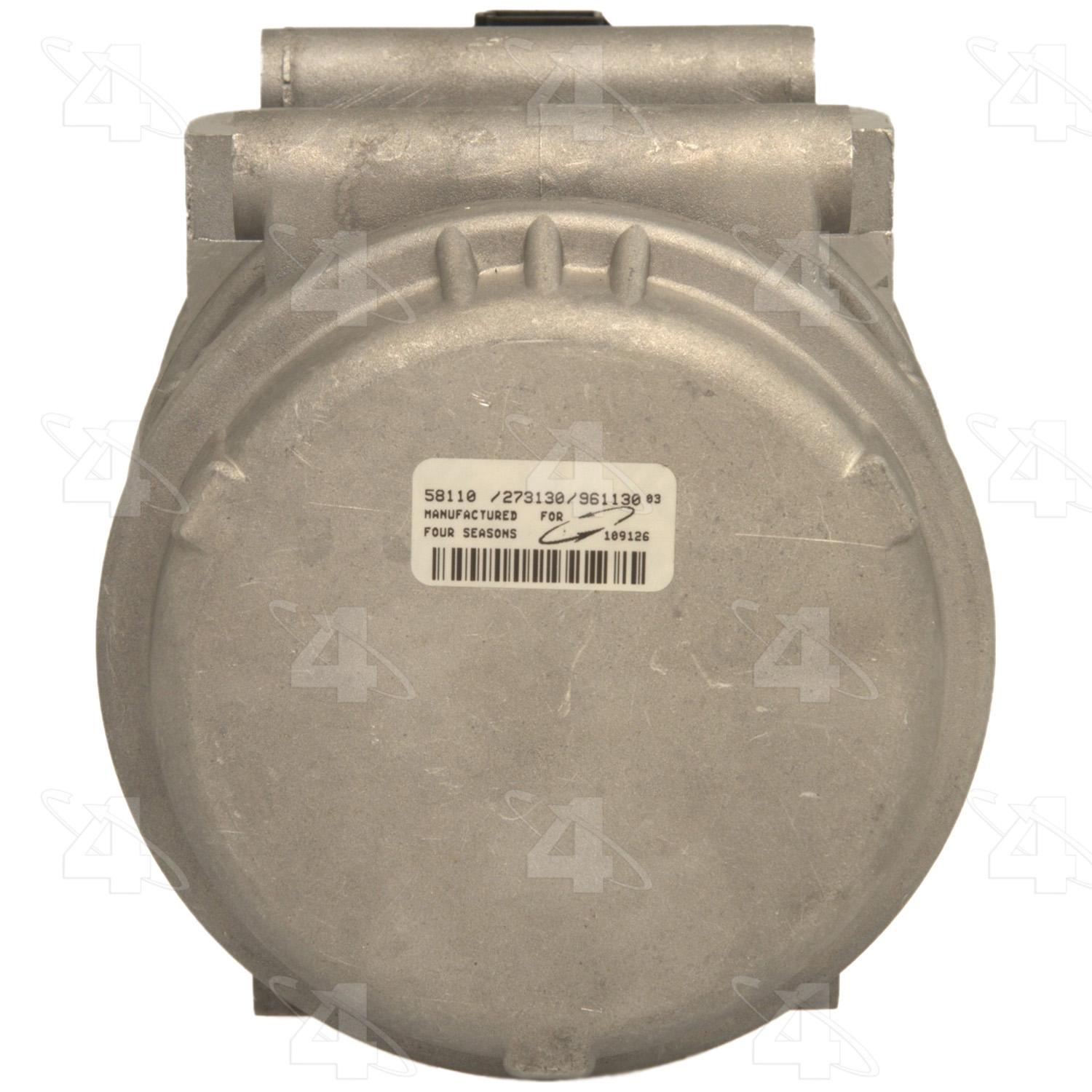 Four Seasons 58110 - A/C Compressor Four Seasons 58110 A/C Compressor product image 2 of 7