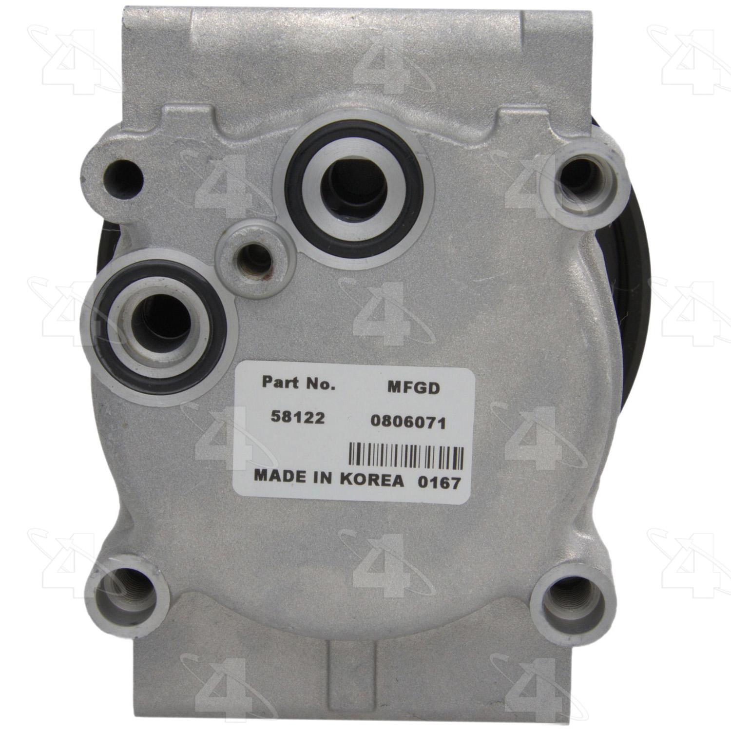Four Seasons 58122 - A/C Compressor Four Seasons 58122 A/C Compressor product image 2 of 7