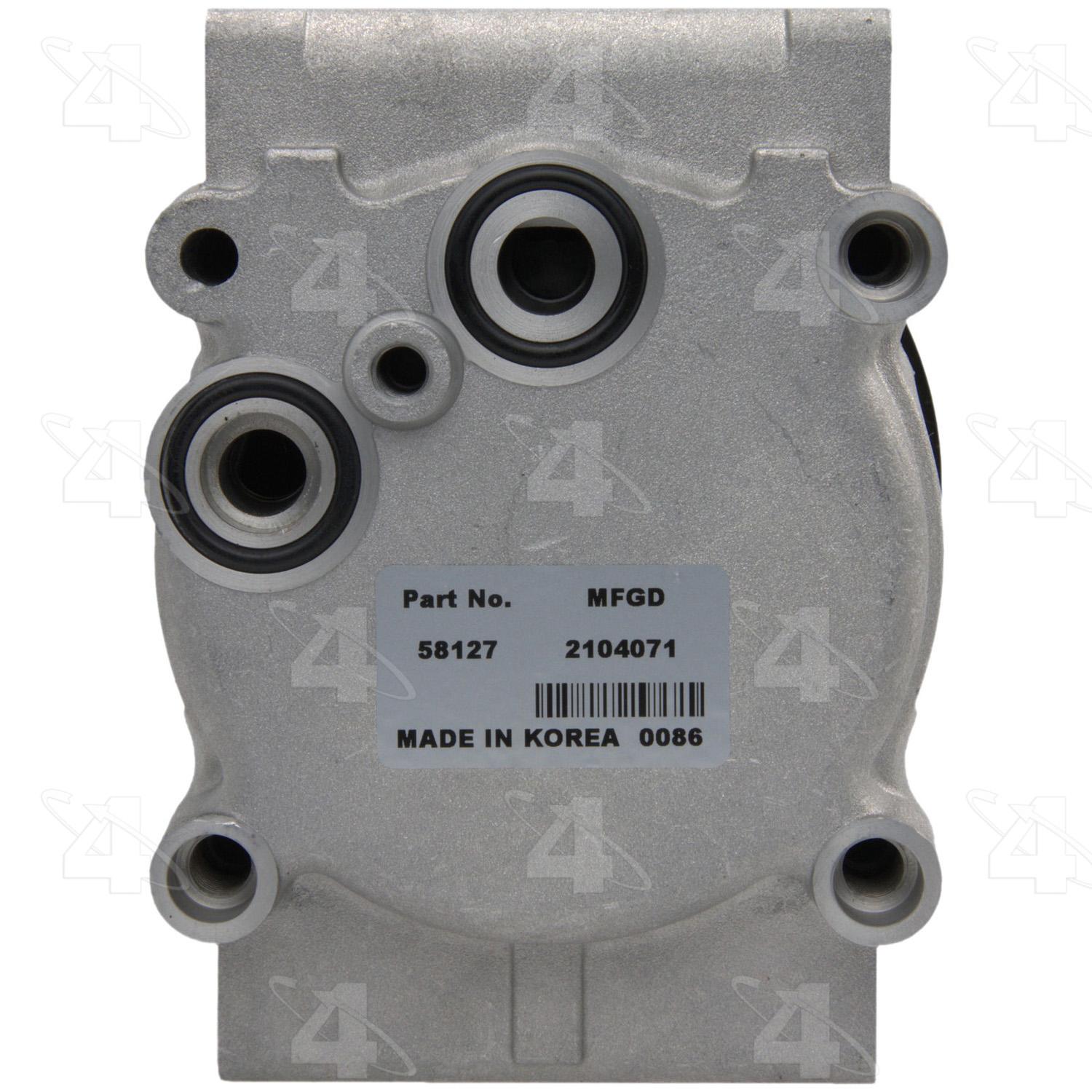 Four Seasons 58127 - A/C Compressor Four Seasons 58127 A/C Compressor product image 2 of 7