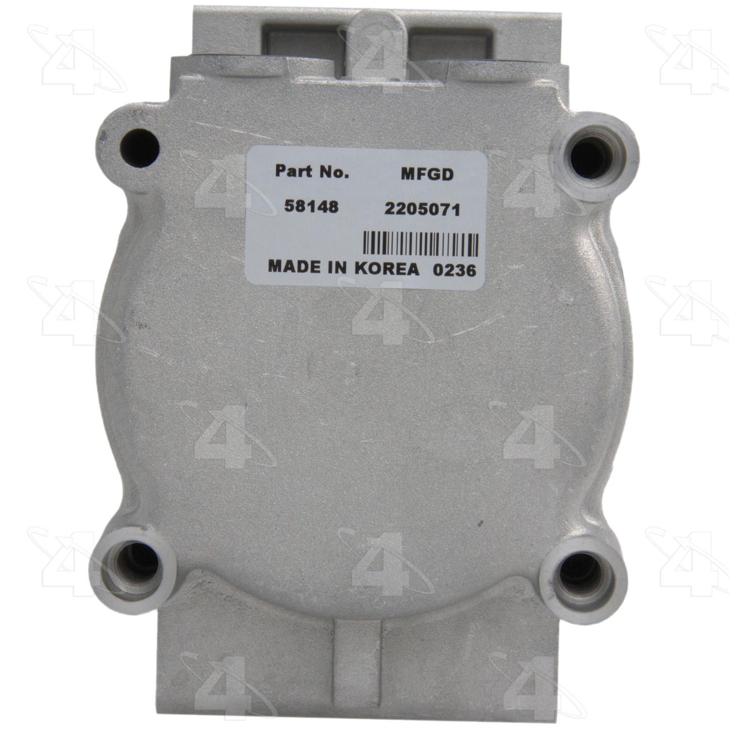Four Seasons 58148 - A/C Compressor Four Seasons 58148 A/C Compressor product image 2 of 7