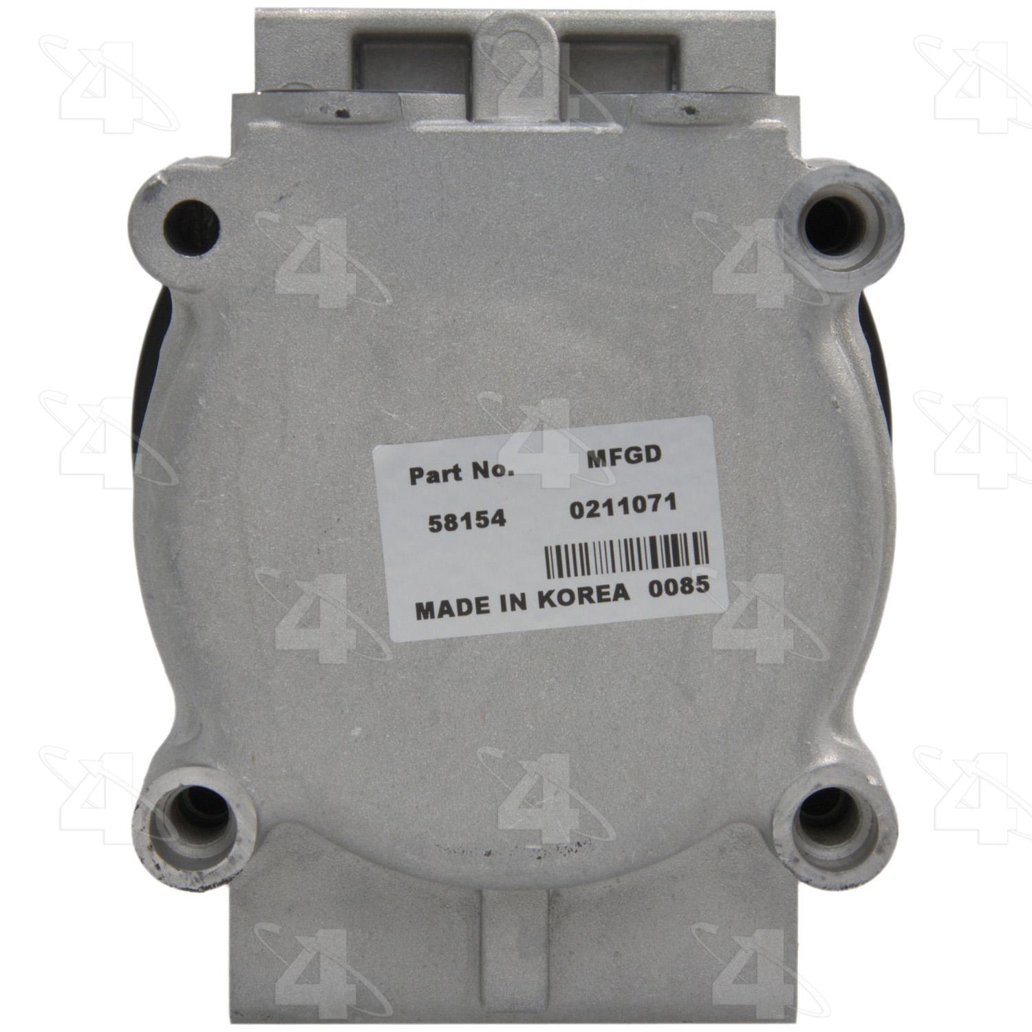 Four Seasons 58154 - A/C Compressor Four Seasons 58154 A/C Compressor product image 2 of 7
