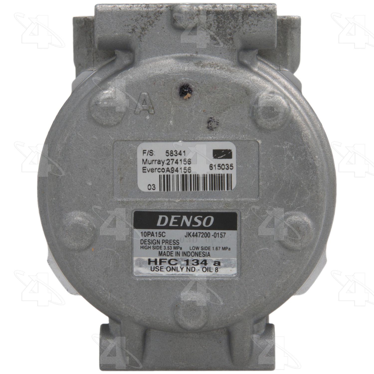 Four Seasons 58341 - A/C Compressor Four Seasons 58341 A/C Compressor product image 2 of 6