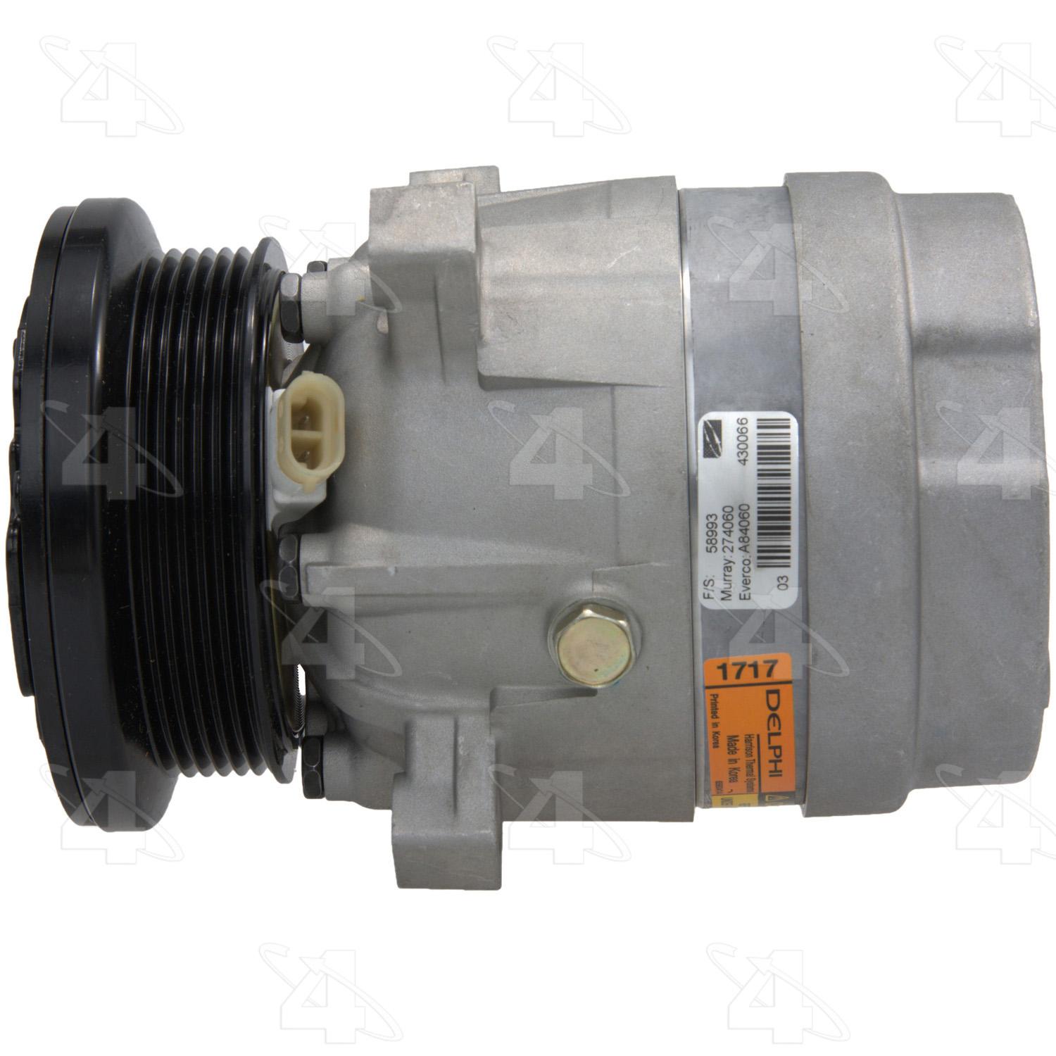 Four Seasons 58993 - A/C Compressor Four Seasons 58993 A/C Compressor product image 6 of 7