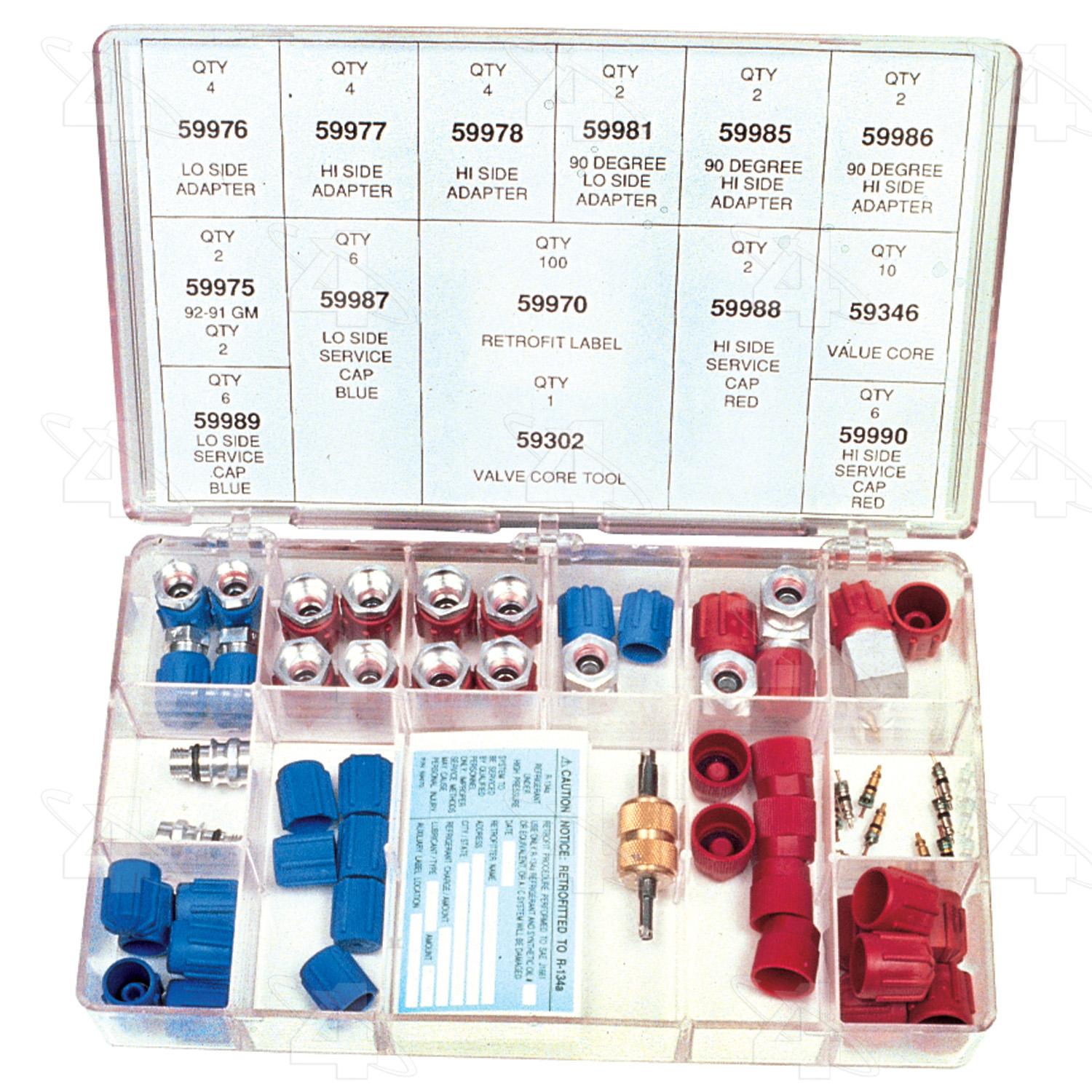 Four Seasons 59980 - A/C System Retrofit Kit Four Seasons 59980 A/C System Retrofit Kit product image 1 of 1