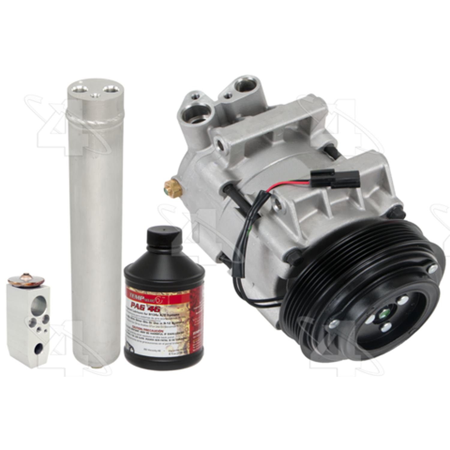 Four Seasons 6077NK - A/C Compressor and Component Kit Four Seasons 6077NK A/C Compressor and Component Kit product image 1 of 5