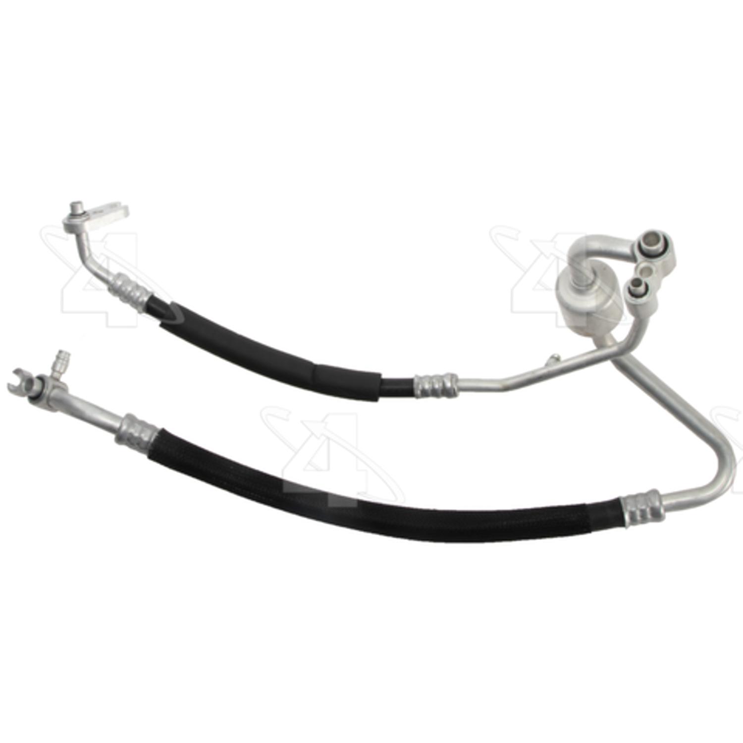 Four Seasons 65547 - A/C Refrigerant Discharge / Suction Hose Assembly Four Seasons 65547 A/C Manifold Hose Assembly product image 1 of 5