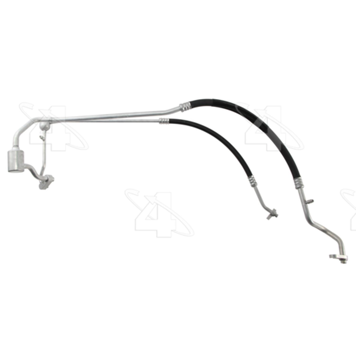 Four Seasons 65556 - A/C Refrigerant Discharge / Suction Hose Assembly Four Seasons 65556 A/C Manifold Hose Assembly product image 2 of 5