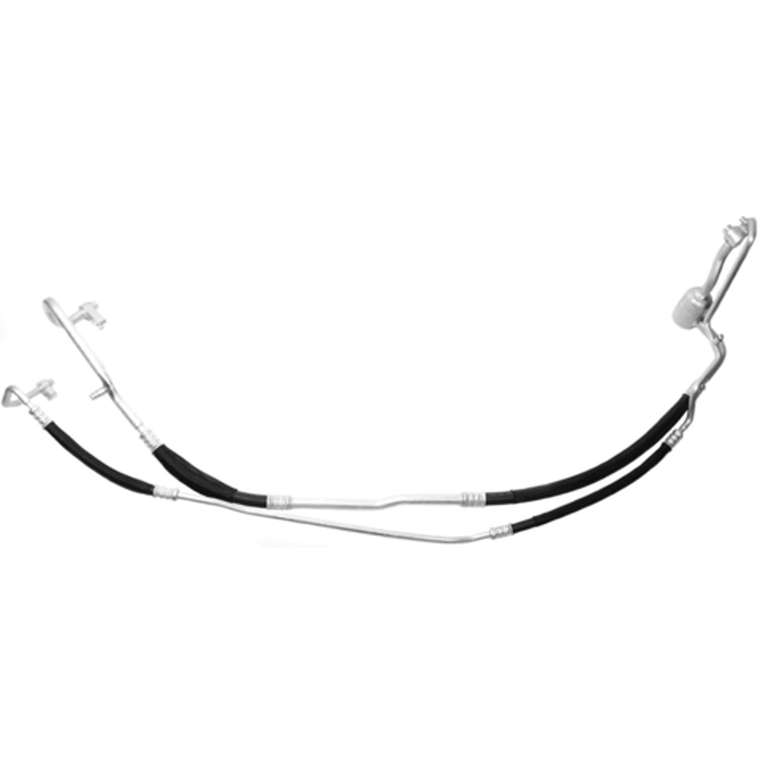 Four Seasons 65921 - A/C Refrigerant Discharge / Suction Hose Assembly Four Seasons 65921 A/C Manifold Hose Assembly product image 2 of 7