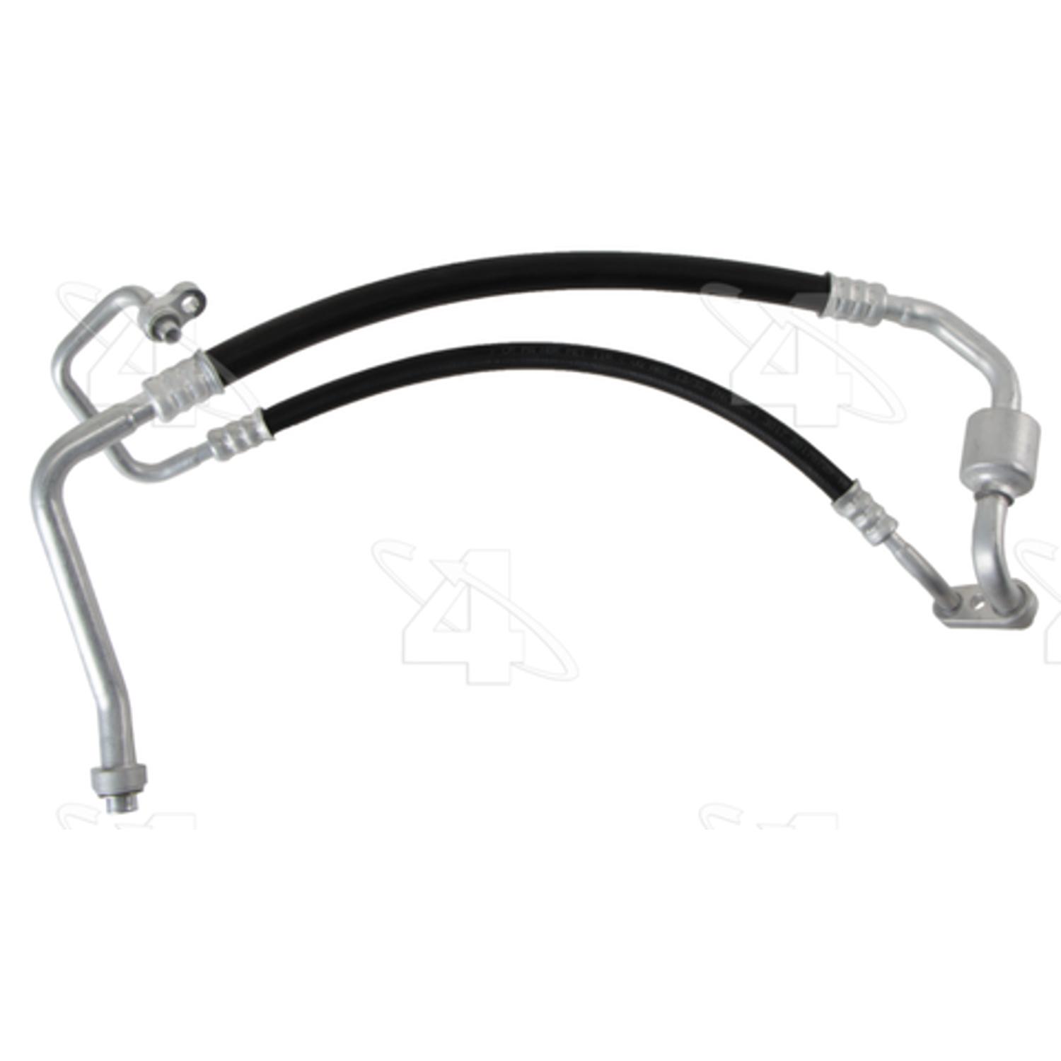 Four Seasons 66074 - A/C Refrigerant Discharge / Suction Hose Assembly Four Seasons 66074 A/C Manifold Hose Assembly product image 1 of 4
