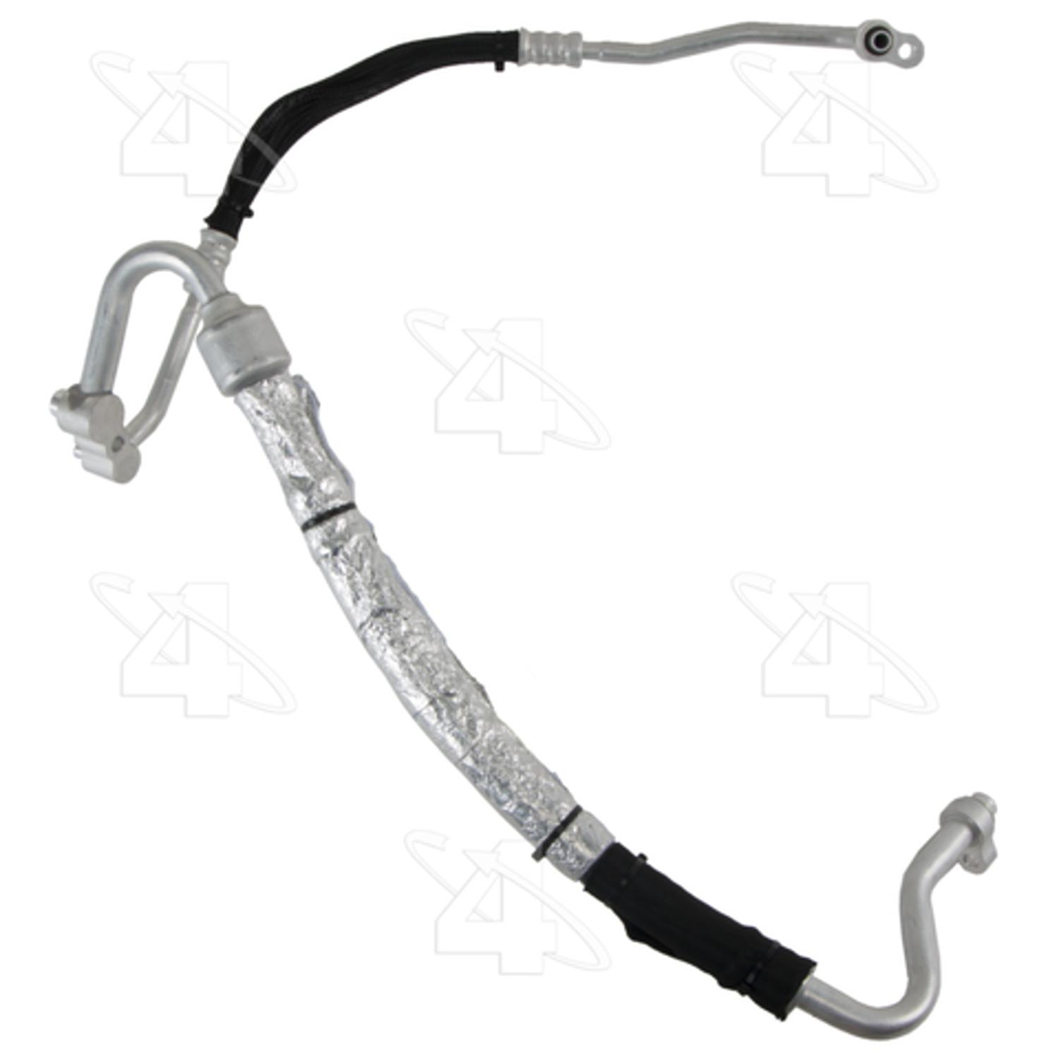 Four Seasons 66082 - A/C Refrigerant Discharge / Suction Hose Assembly Four Seasons 66082 A/C Manifold Hose Assembly product image 1 of 5