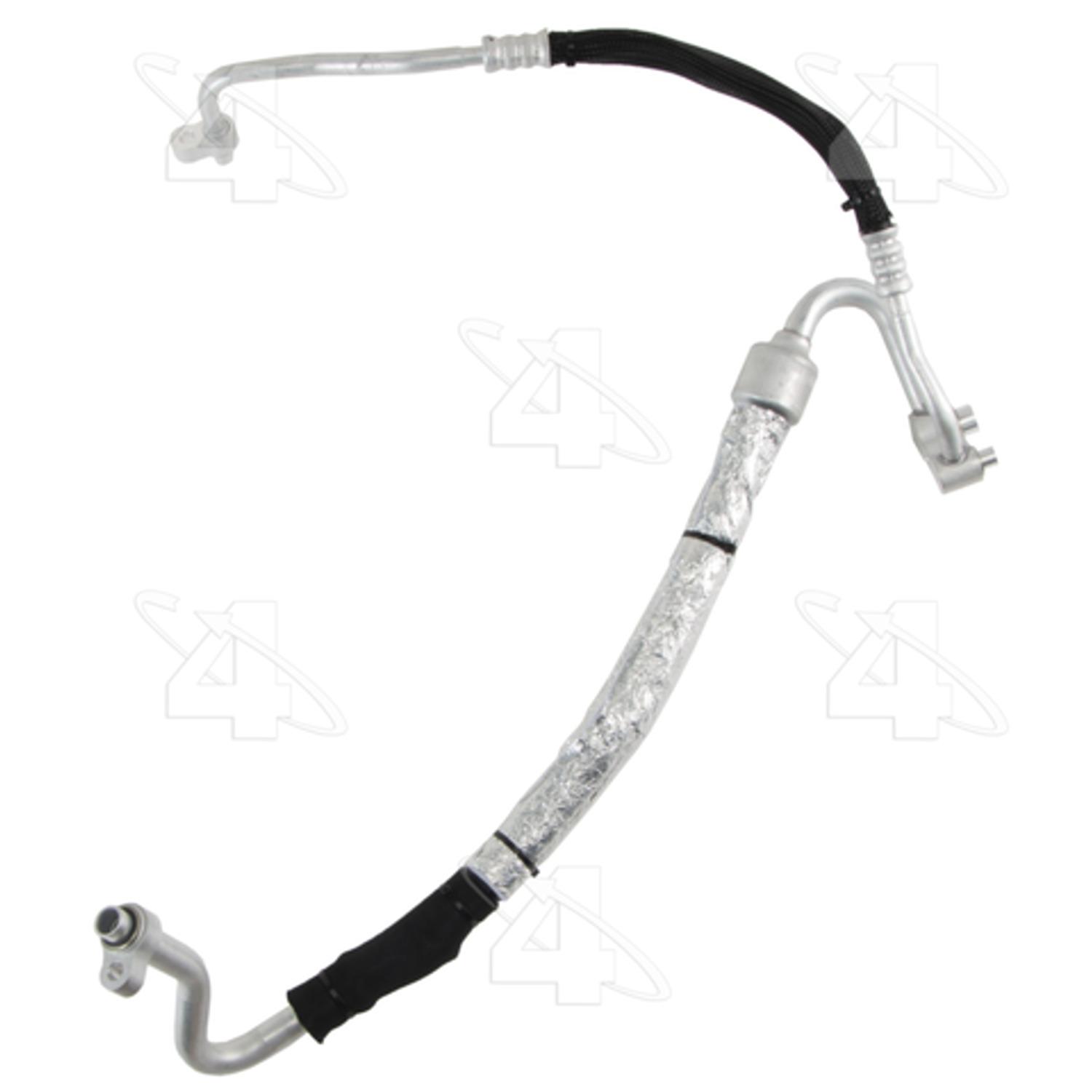 Four Seasons 66082 - A/C Refrigerant Discharge / Suction Hose Assembly Four Seasons 66082 A/C Manifold Hose Assembly product image 2 of 5
