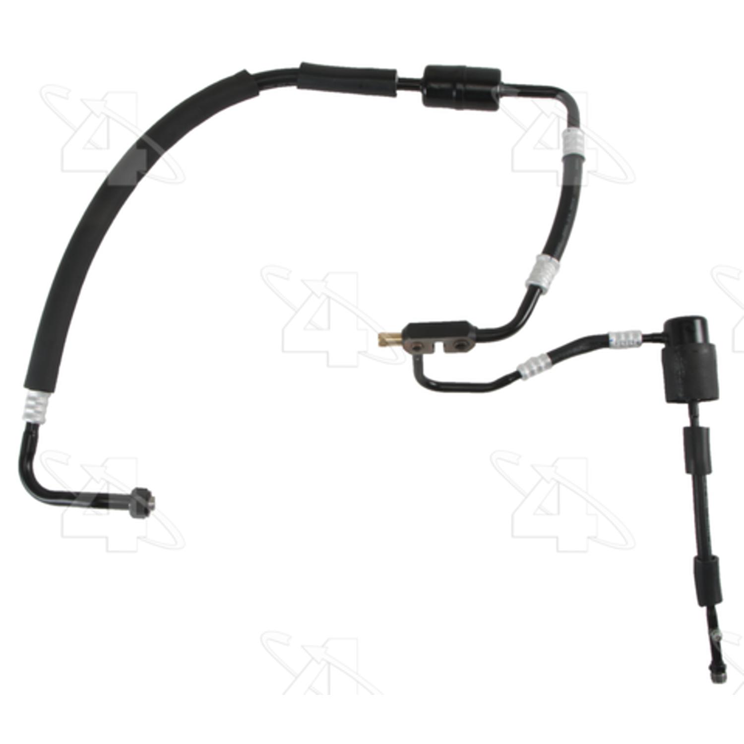 Four Seasons 66091 - A/C Refrigerant Discharge / Suction Hose Assembly Four Seasons 66091 A/C Manifold Hose Assembly product image 1 of 5