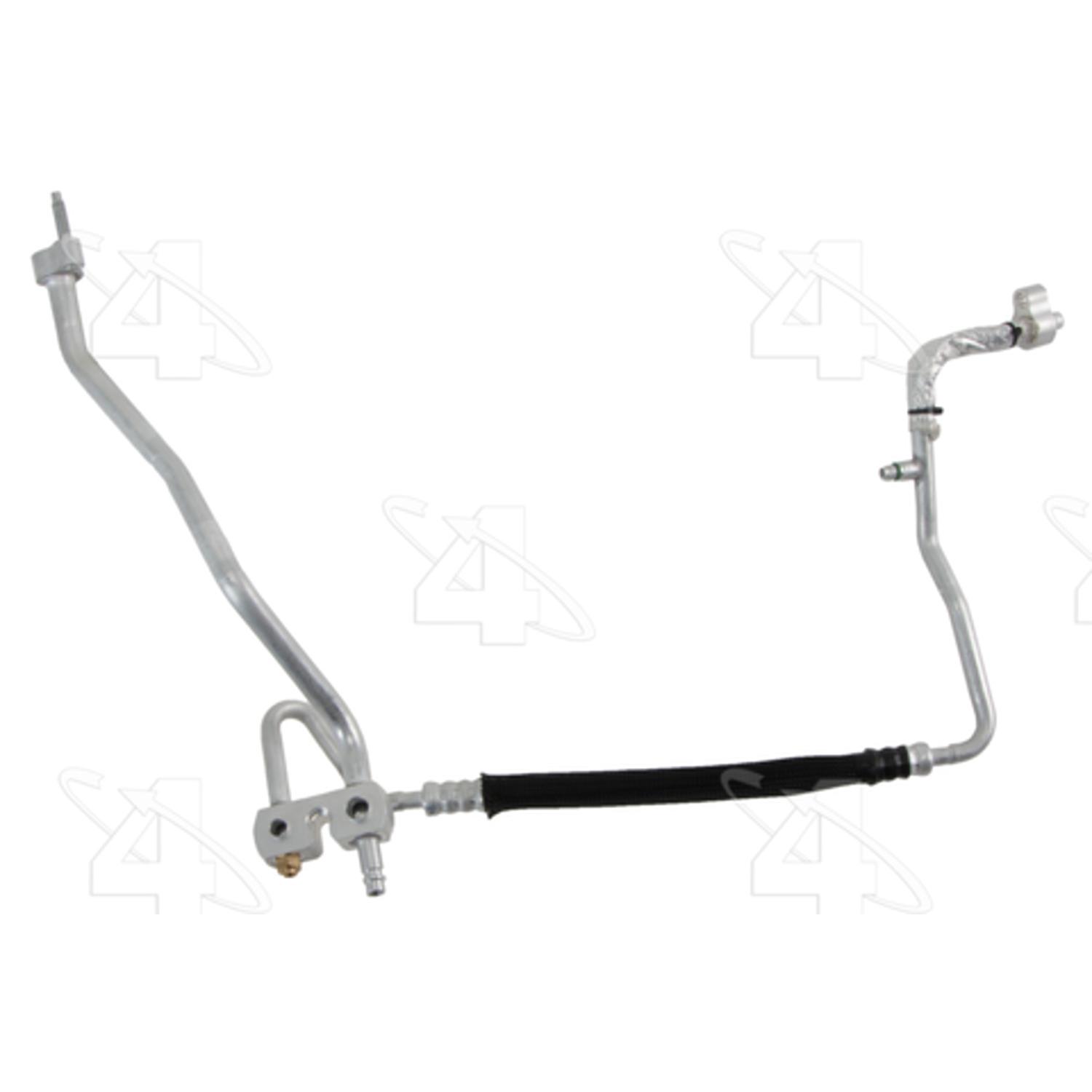 Four Seasons 66093 - A/C Refrigerant Discharge / Suction Hose Assembly Four Seasons 66093 A/C Manifold Hose Assembly product image 2 of 6