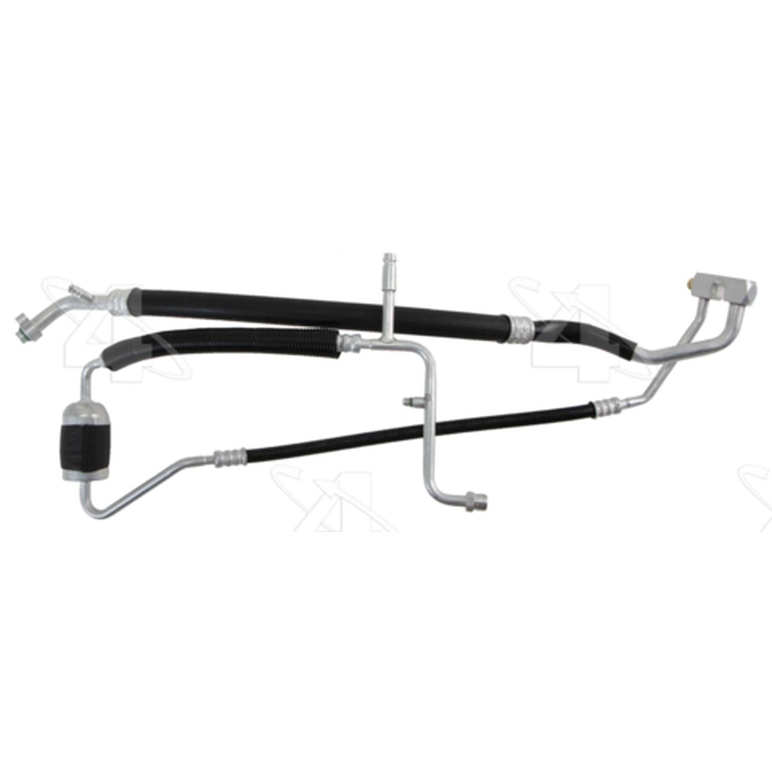 Four Seasons 66108 - A/C Refrigerant Discharge / Suction Hose Assembly Four Seasons 66108 A/C Manifold Hose Assembly product image 1 of 4