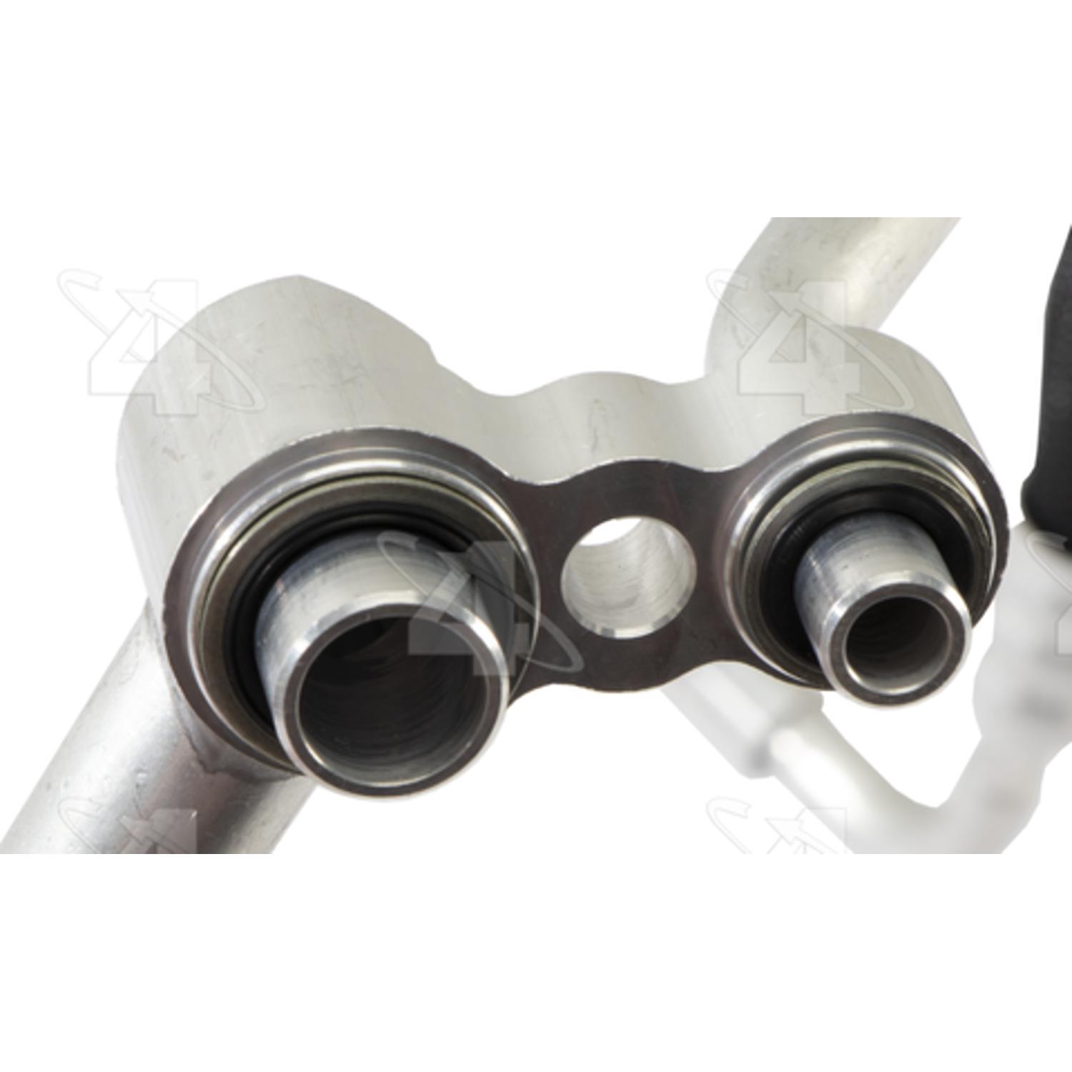 Four Seasons 66143 - A/C Refrigerant Discharge / Suction Hose Assembly Four Seasons 66143 A/C Manifold Hose Assembly product image 3 of 4