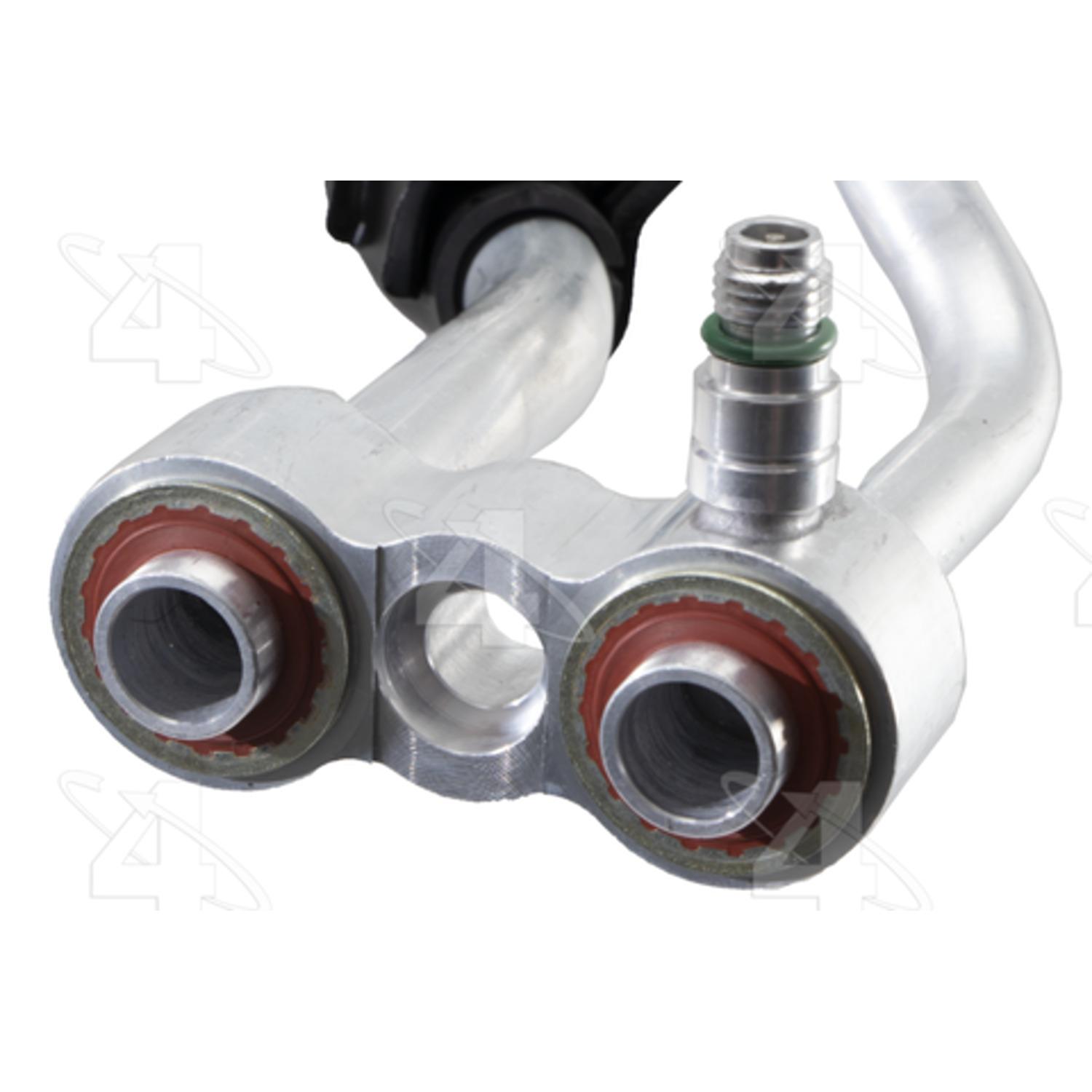 Four Seasons 66150 - A/C Refrigerant Discharge / Suction Hose Assembly Four Seasons 66150 A/C Manifold Hose Assembly product image 2 of 4