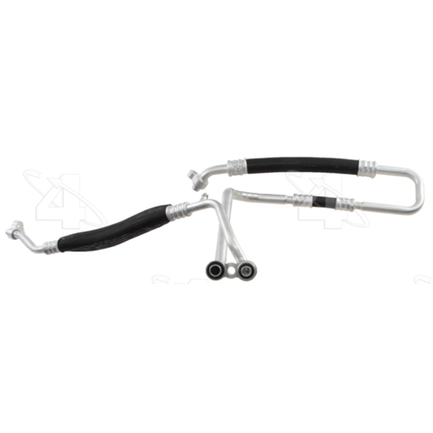 Four Seasons 66196 - A/C Refrigerant Discharge / Suction Hose Assembly Four Seasons 66196 A/C Manifold Hose Assembly product image 1 of 4