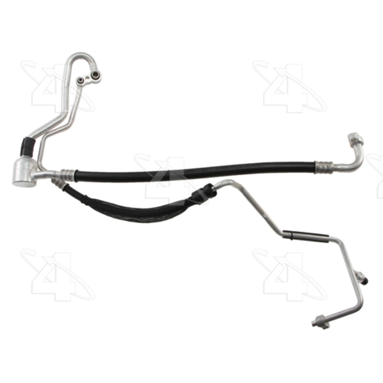 Four Seasons 66341 - A/C Refrigerant Discharge / Suction Hose Assembly Four Seasons 66341 A/C Manifold Hose Assembly product image 1 of 4