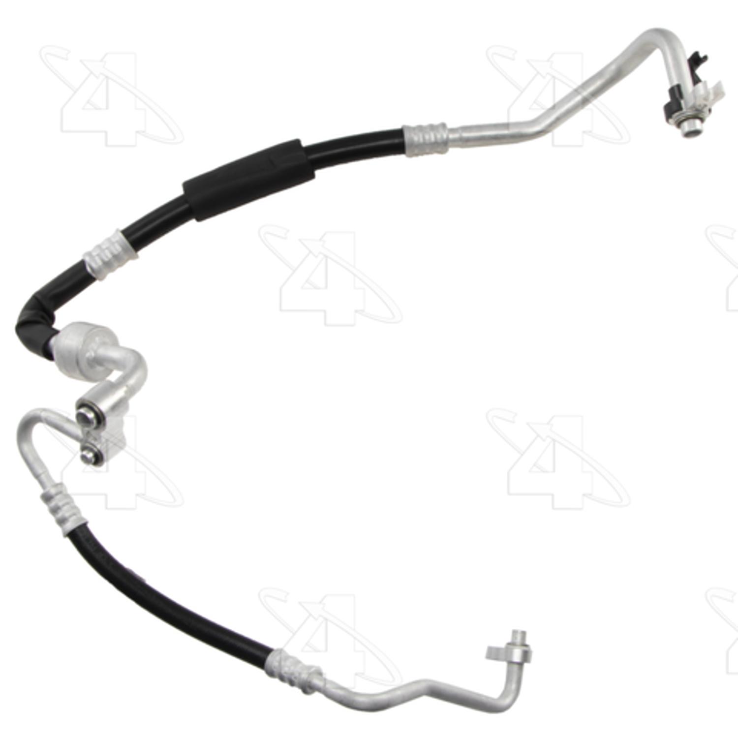 Four Seasons 66625 - A/C Refrigerant Discharge / Suction Hose Assembly Four Seasons 66625 A/C Manifold Hose Assembly product image 1 of 4