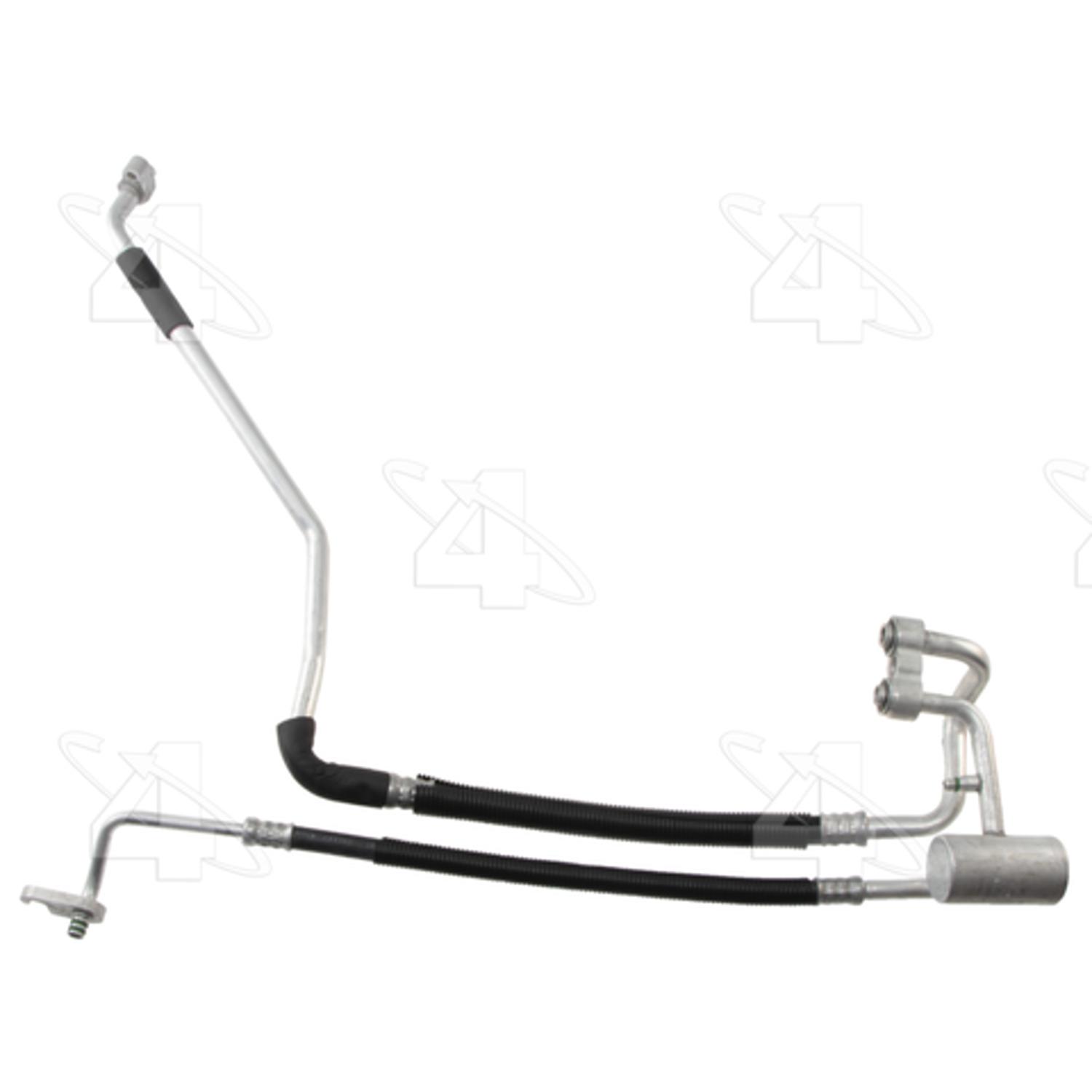 Four Seasons 66642 - A/C Refrigerant Discharge / Suction Hose Assembly Four Seasons 66642 A/C Manifold Hose Assembly product image 1 of 5