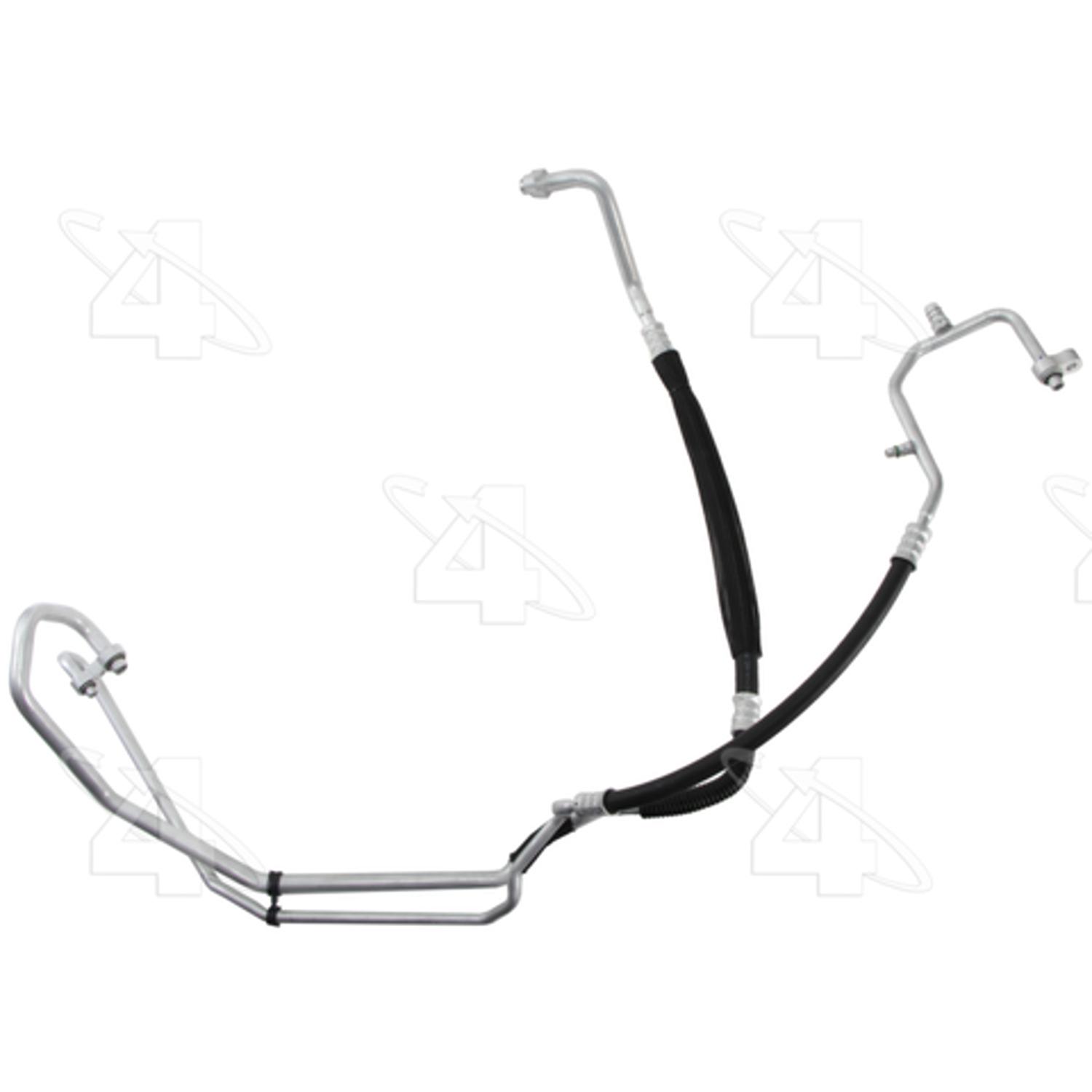 Four Seasons 66742 - A/C Refrigerant Discharge / Suction Hose Assembly Four Seasons 66742 A/C Manifold Hose Assembly product image 1 of 5