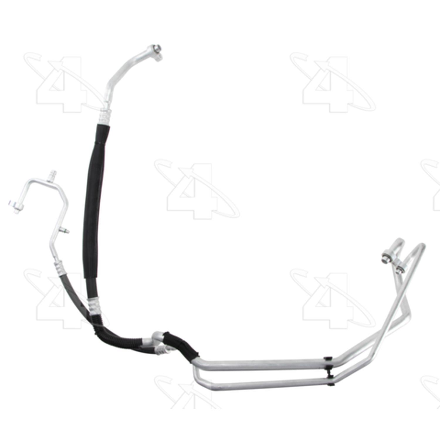 Four Seasons 66742 - A/C Refrigerant Discharge / Suction Hose Assembly Four Seasons 66742 A/C Manifold Hose Assembly product image 2 of 5