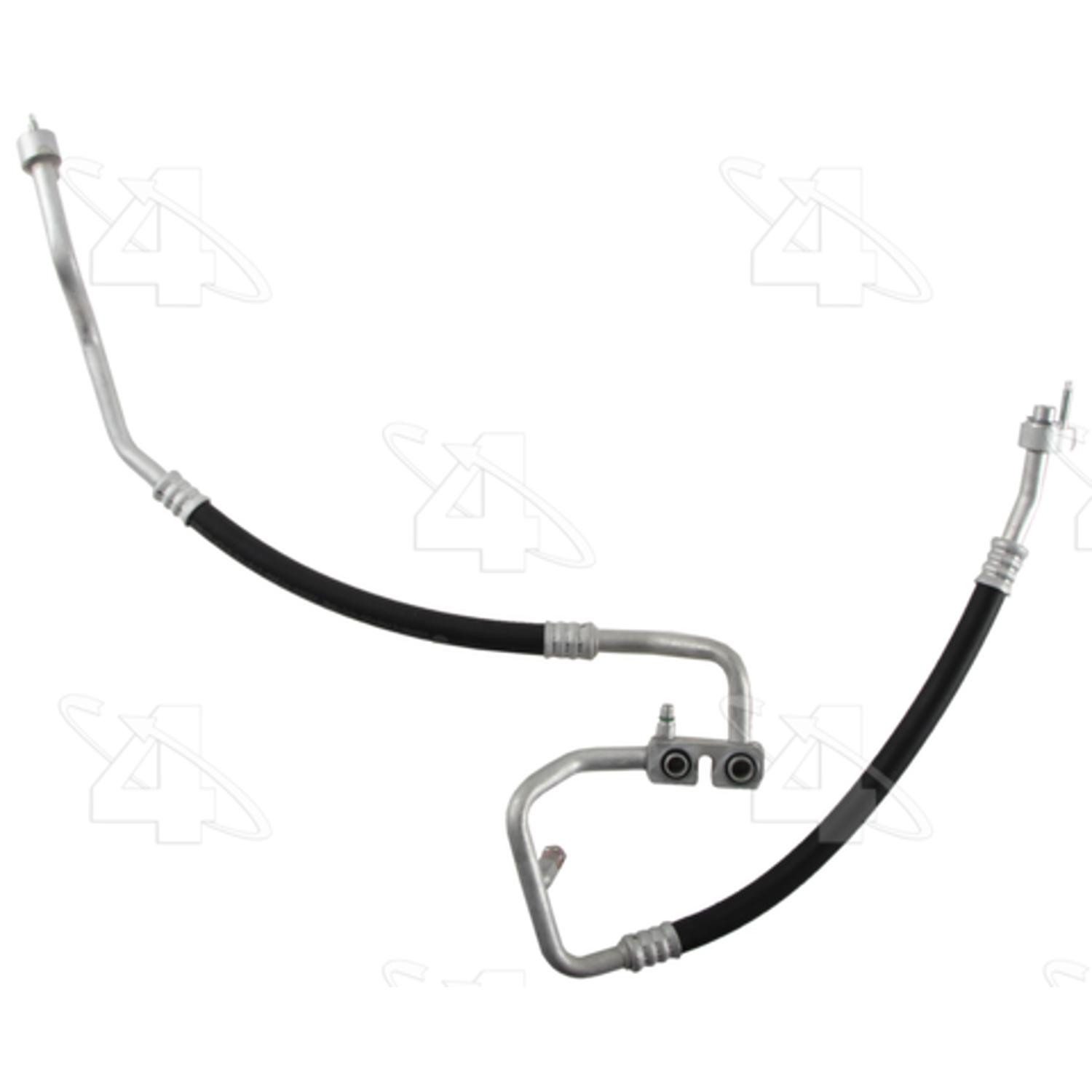 Four Seasons 66872 - A/C Refrigerant Discharge / Suction Hose Assembly Four Seasons 66872 A/C Manifold Hose Assembly product image 1 of 4