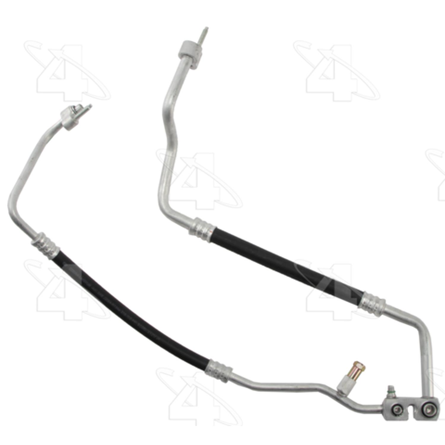 Four Seasons 66873 - A/C Refrigerant Discharge / Suction Hose Assembly Four Seasons 66873 A/C Manifold Hose Assembly product image 1 of 4