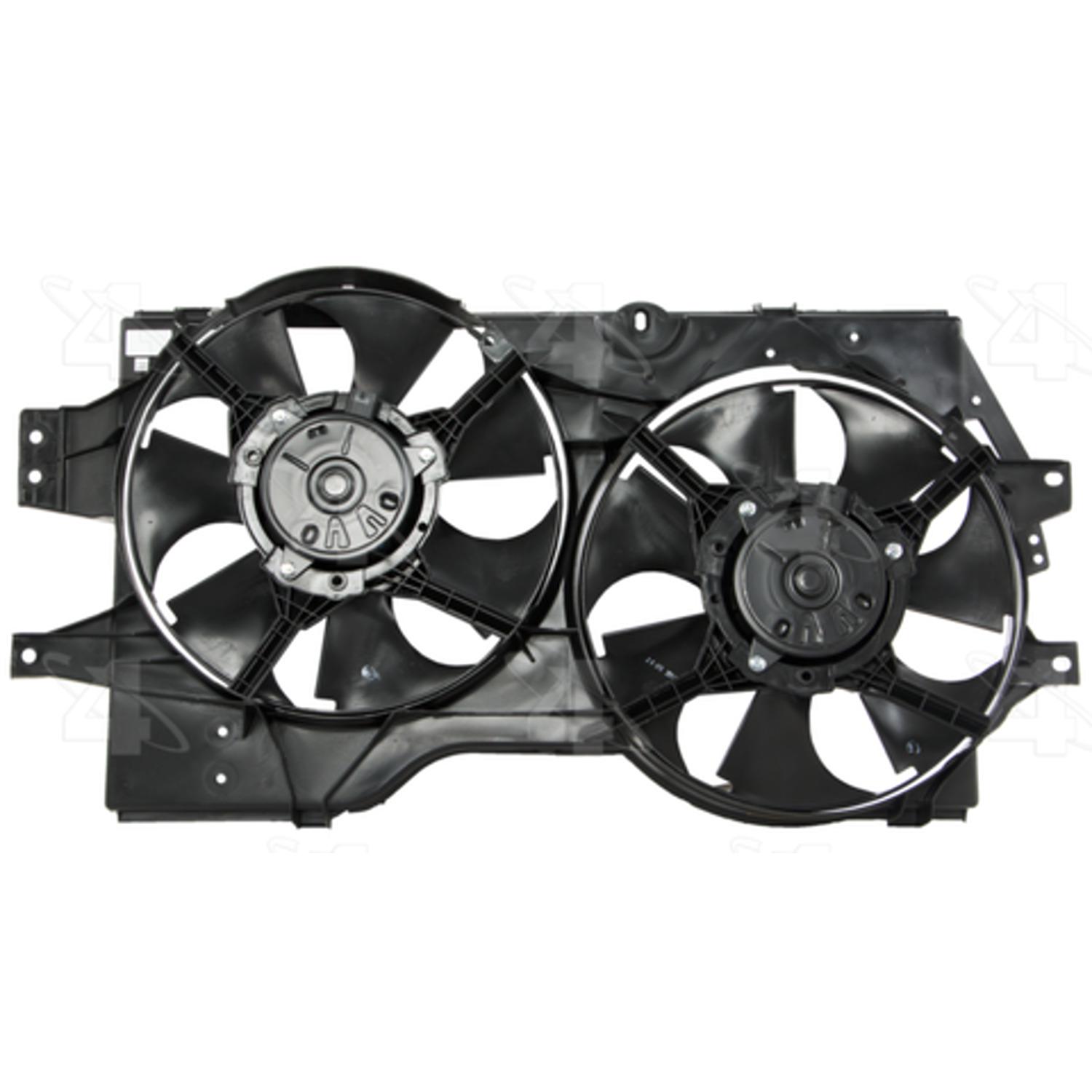 Four Seasons 75204 - Engine Cooling Fan Assembly Four Seasons 75204 Dual Radiator and Condenser Fan Assembly product image 1 of 3