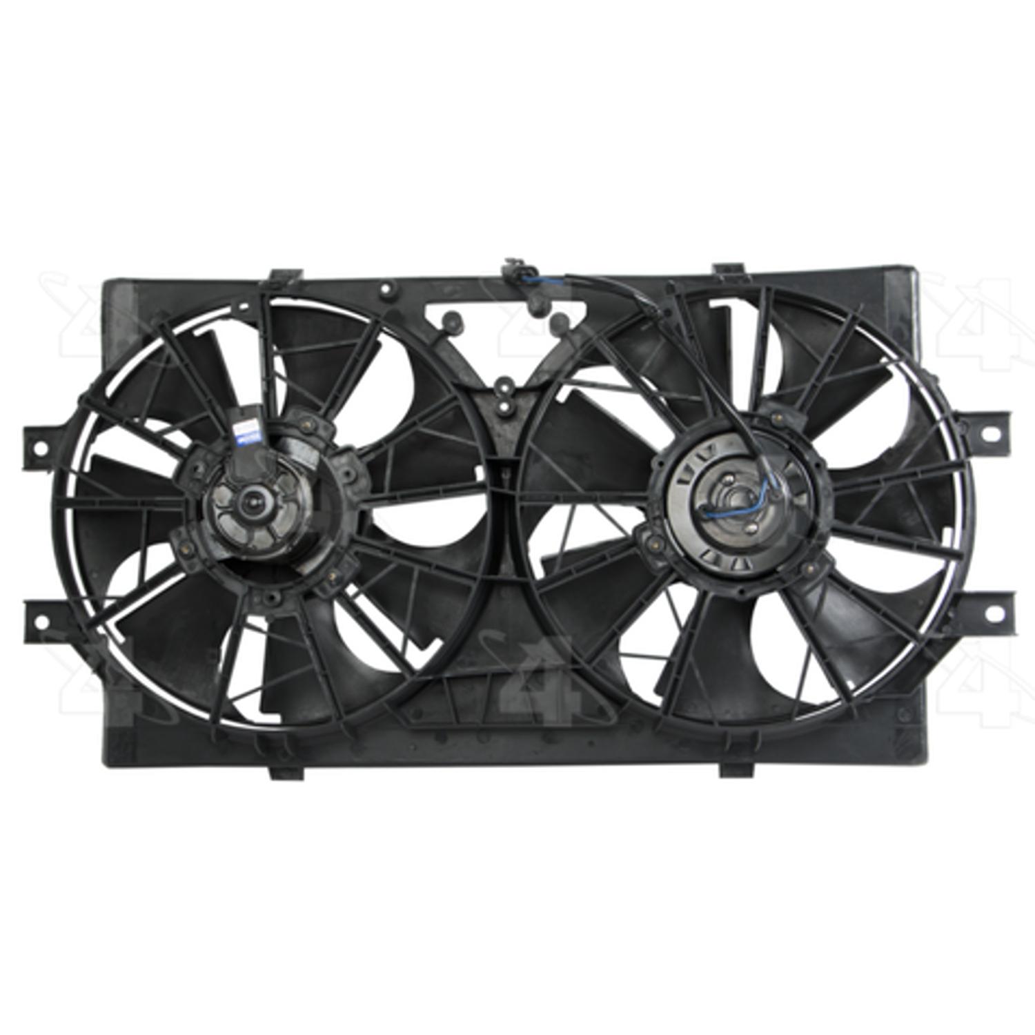 Four Seasons 75207 - Engine Cooling Fan Assembly Four Seasons 75207 Dual Radiator and Condenser Fan Assembly product image 1 of 3