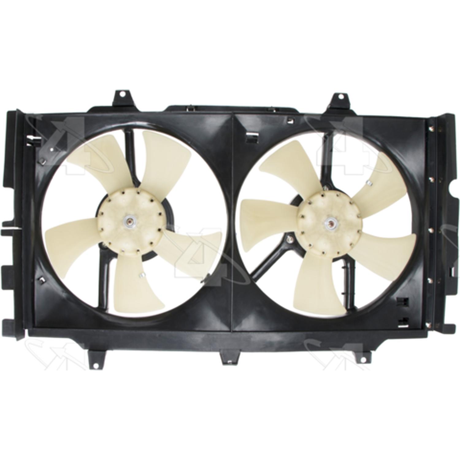 Four Seasons 75238 - Engine Cooling Fan Assembly Four Seasons 75238 Dual Radiator and Condenser Fan Assembly product image 1 of 3