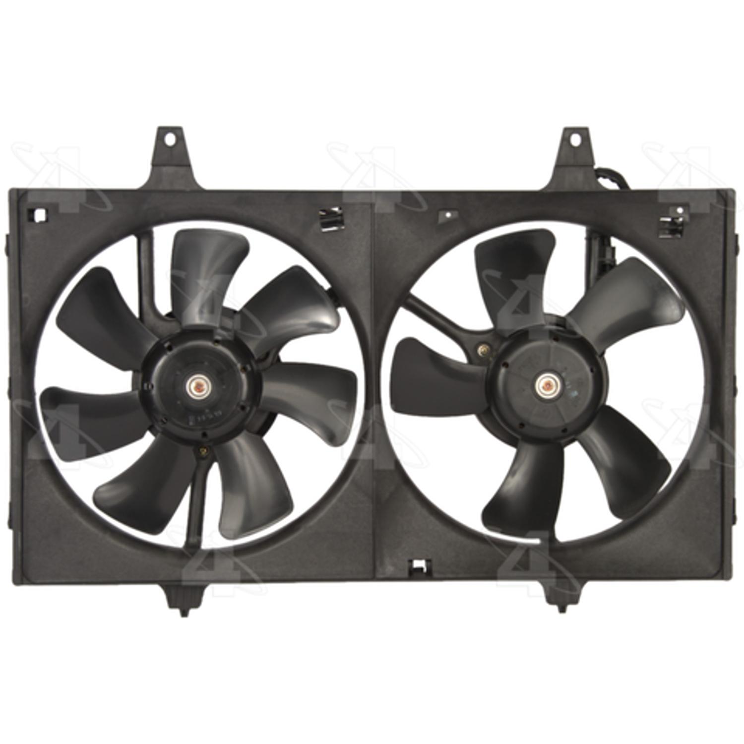 Four Seasons 75243 - Engine Cooling Fan Assembly Four Seasons 75243 Dual Radiator and Condenser Fan Assembly product image 2 of 4