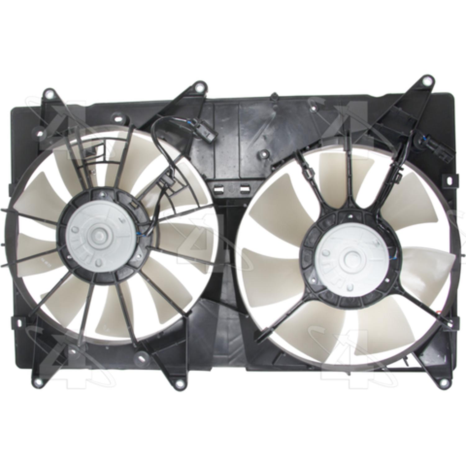 Four Seasons 75283 - Engine Cooling Fan Assembly Four Seasons 75283 Dual Radiator and Condenser Fan Assembly product image 2 of 3
