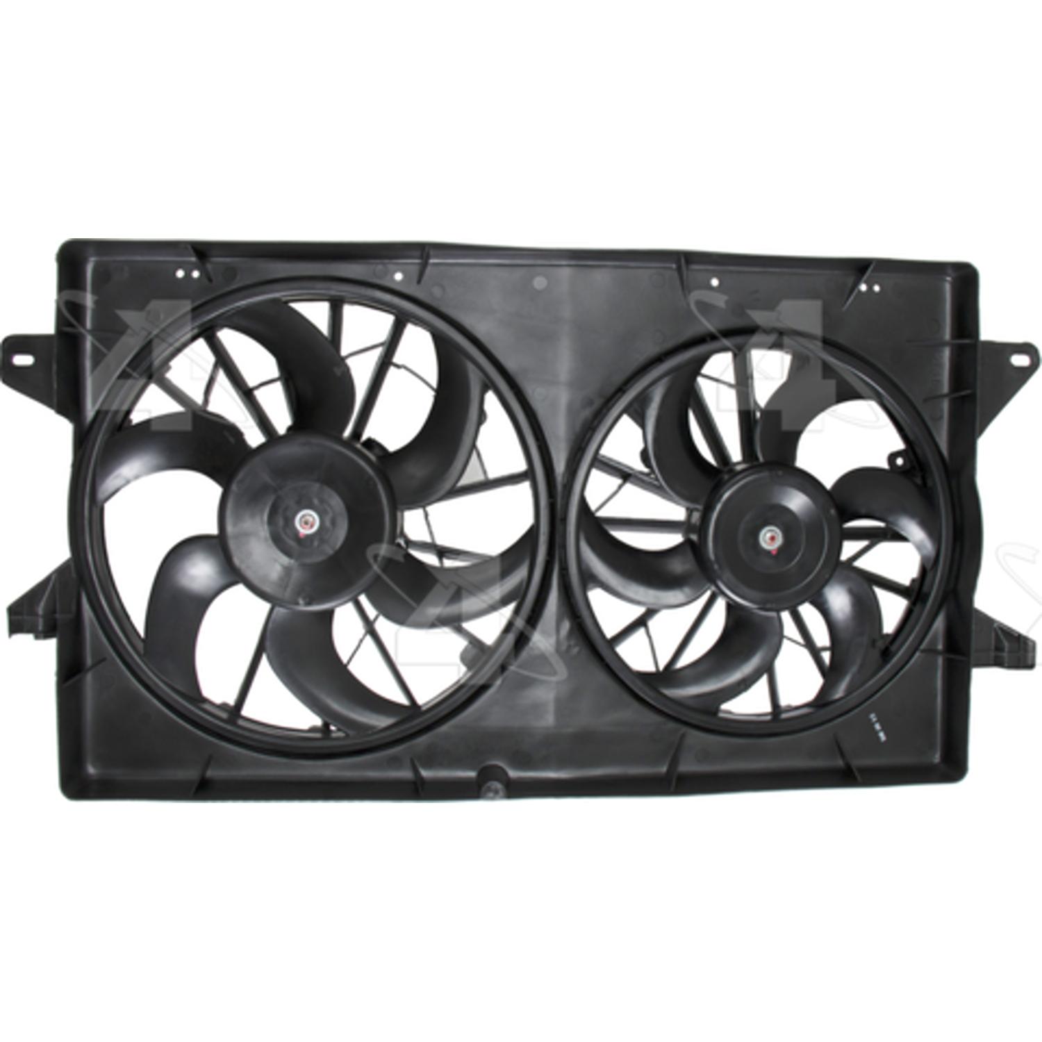 Four Seasons 75300 - Engine Cooling Fan Assembly Four Seasons 75300 Dual Radiator and Condenser Fan Assembly product image 1 of 3