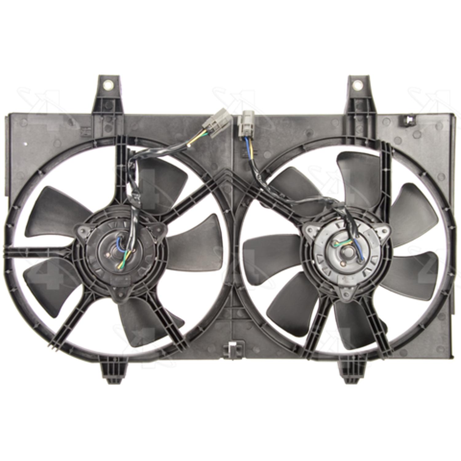 Four Seasons 75372 - Engine Cooling Fan Assembly Four Seasons 75372 Dual Radiator and Condenser Fan Assembly product image 1 of 2