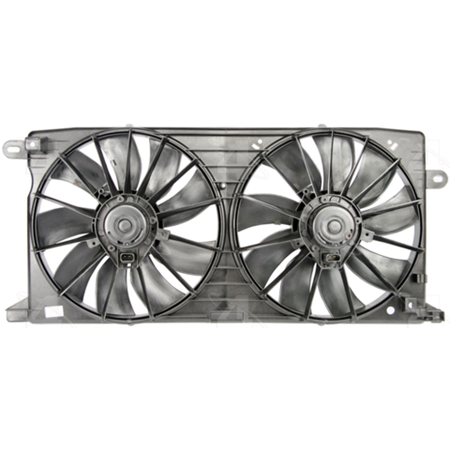 Four Seasons 75421 - Engine Cooling Fan Assembly Four Seasons 75421 Dual Radiator and Condenser Fan Assembly product image 1 of 1