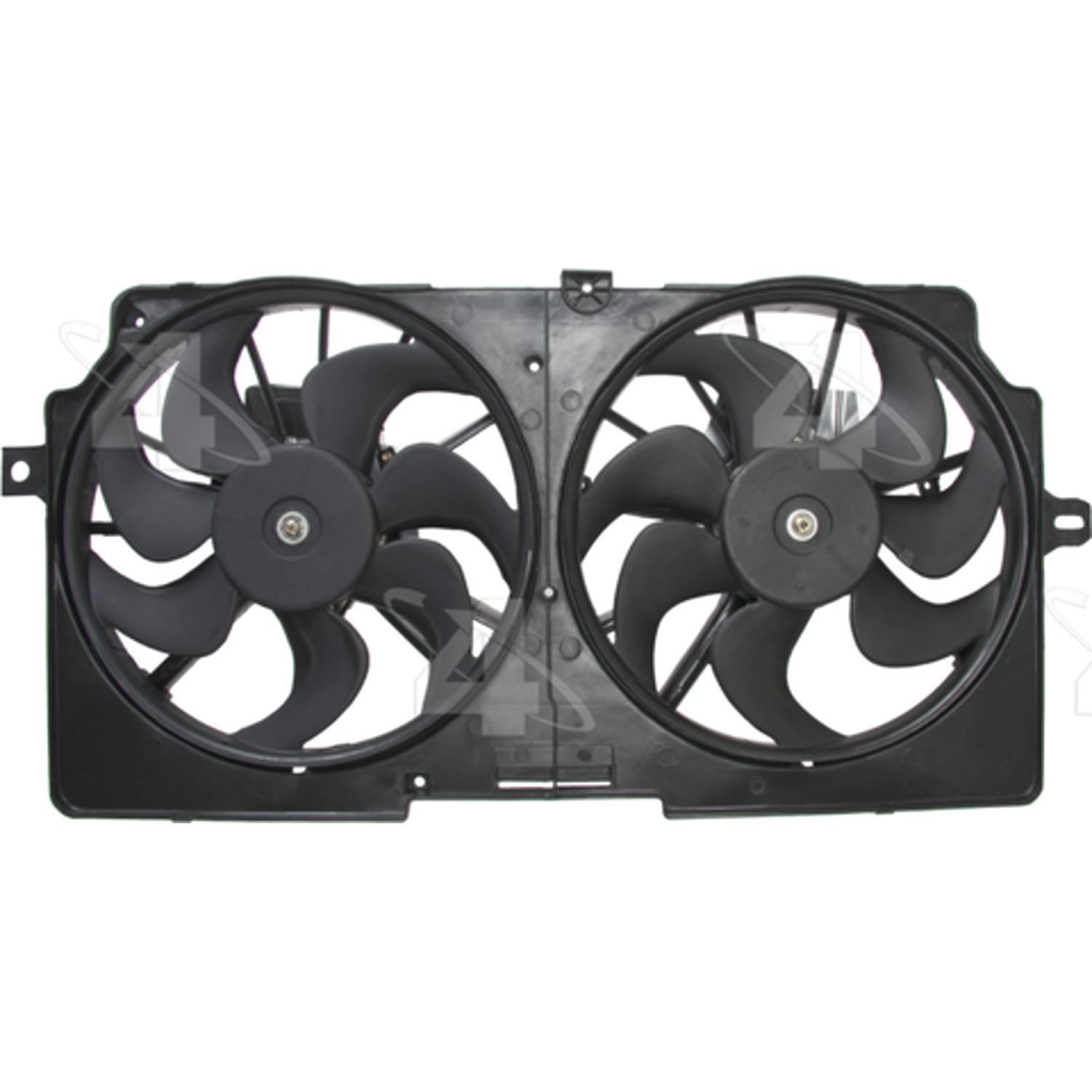 Four Seasons 75483 - Engine Cooling Fan Assembly Four Seasons 75483 Dual Radiator and Condenser Fan Assembly product image 1 of 3