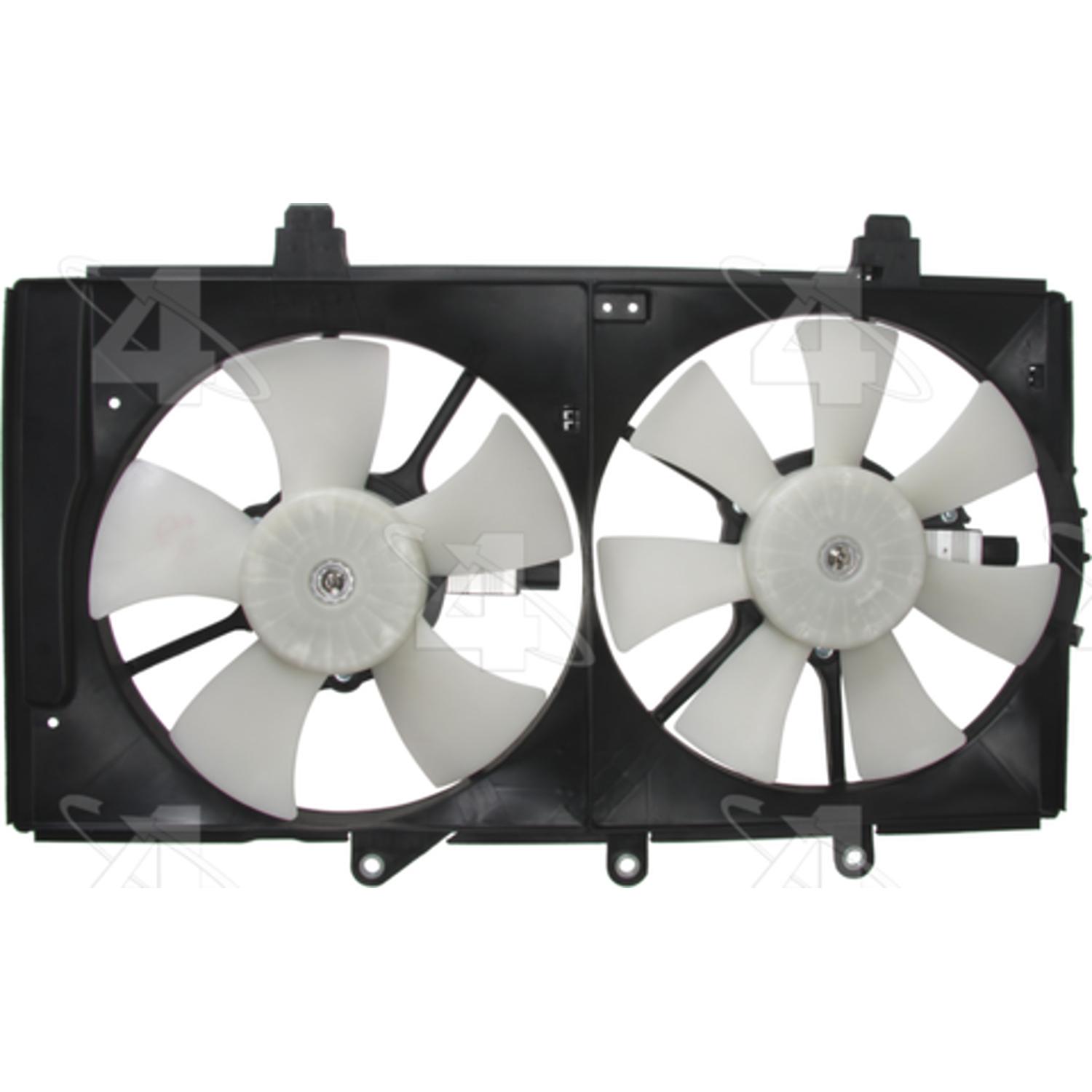 Four Seasons 75528 - Engine Cooling Fan Assembly Four Seasons 75528 Dual Radiator and Condenser Fan Assembly product image 1 of 3