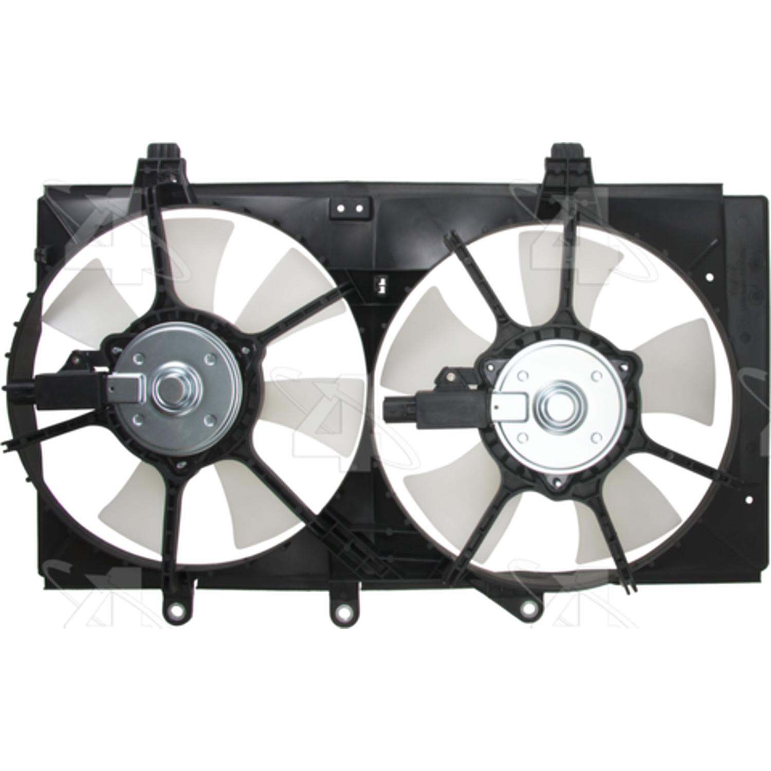 Four Seasons 75528 - Engine Cooling Fan Assembly Four Seasons 75528 Dual Radiator and Condenser Fan Assembly product image 2 of 3