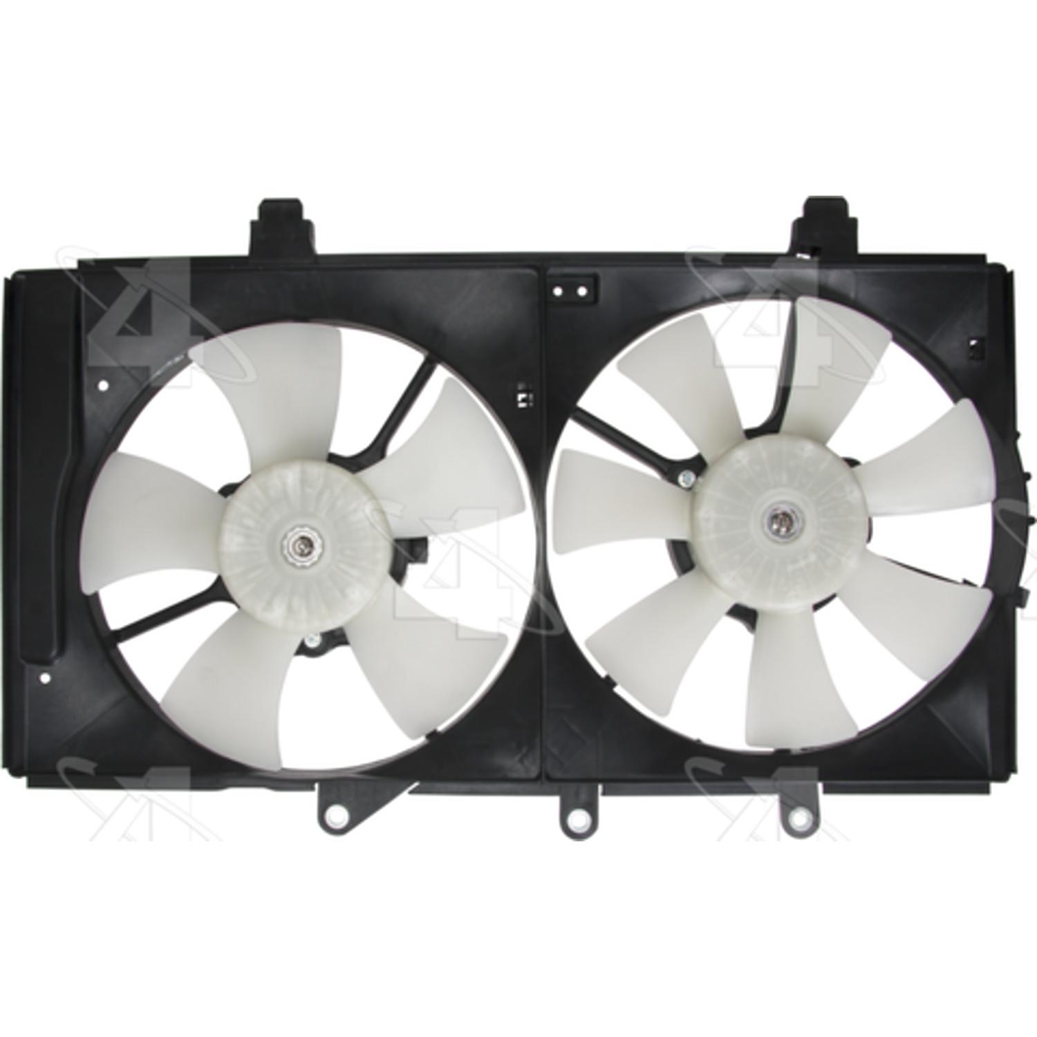 Four Seasons 75533 - Engine Cooling Fan Assembly Four Seasons 75533 Dual Radiator and Condenser Fan Assembly product image 1 of 3