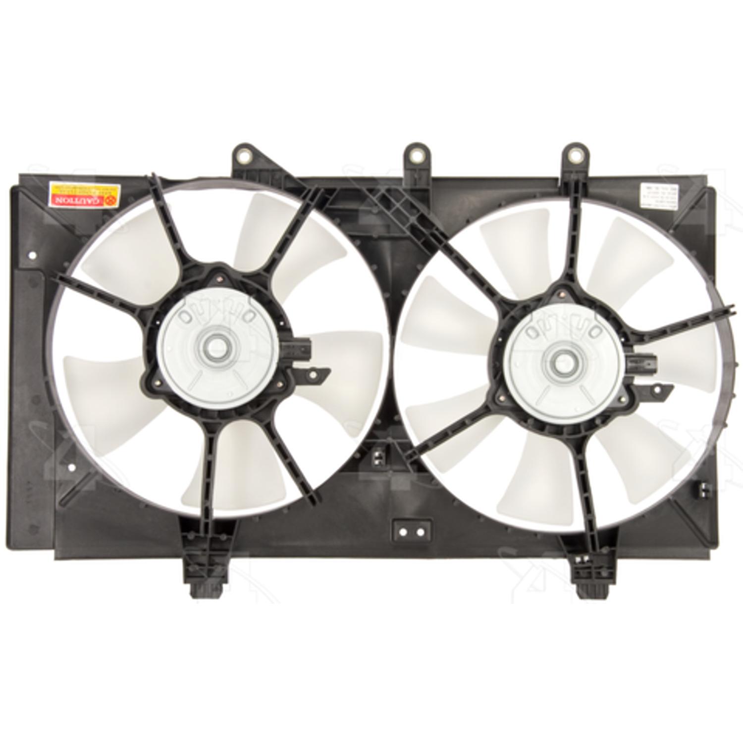 Four Seasons 75558 - Engine Cooling Fan Assembly Four Seasons 75558 Dual Radiator and Condenser Fan Assembly product image 1 of 2